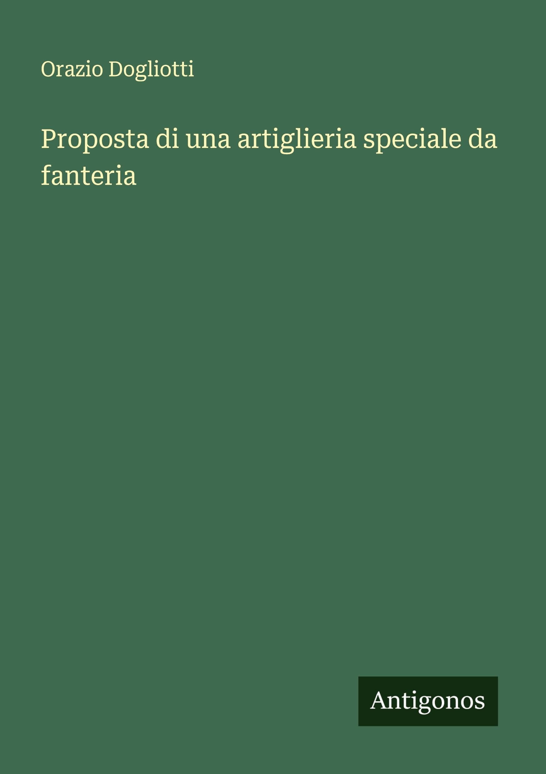 Proposta di una artiglieria speciale da fanteria Classics