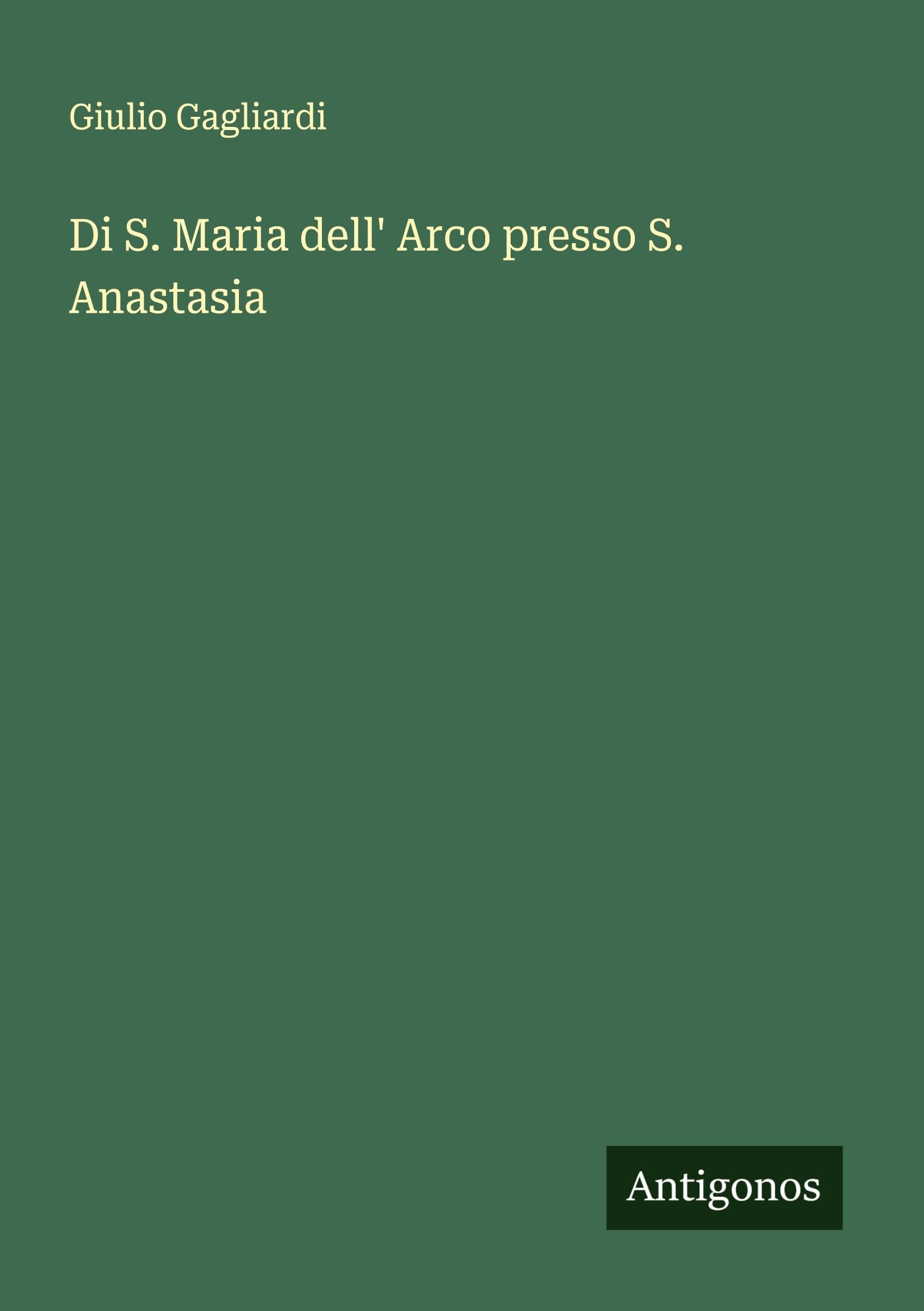 Di S. Maria dell' Arco presso S. Anastasia Classics