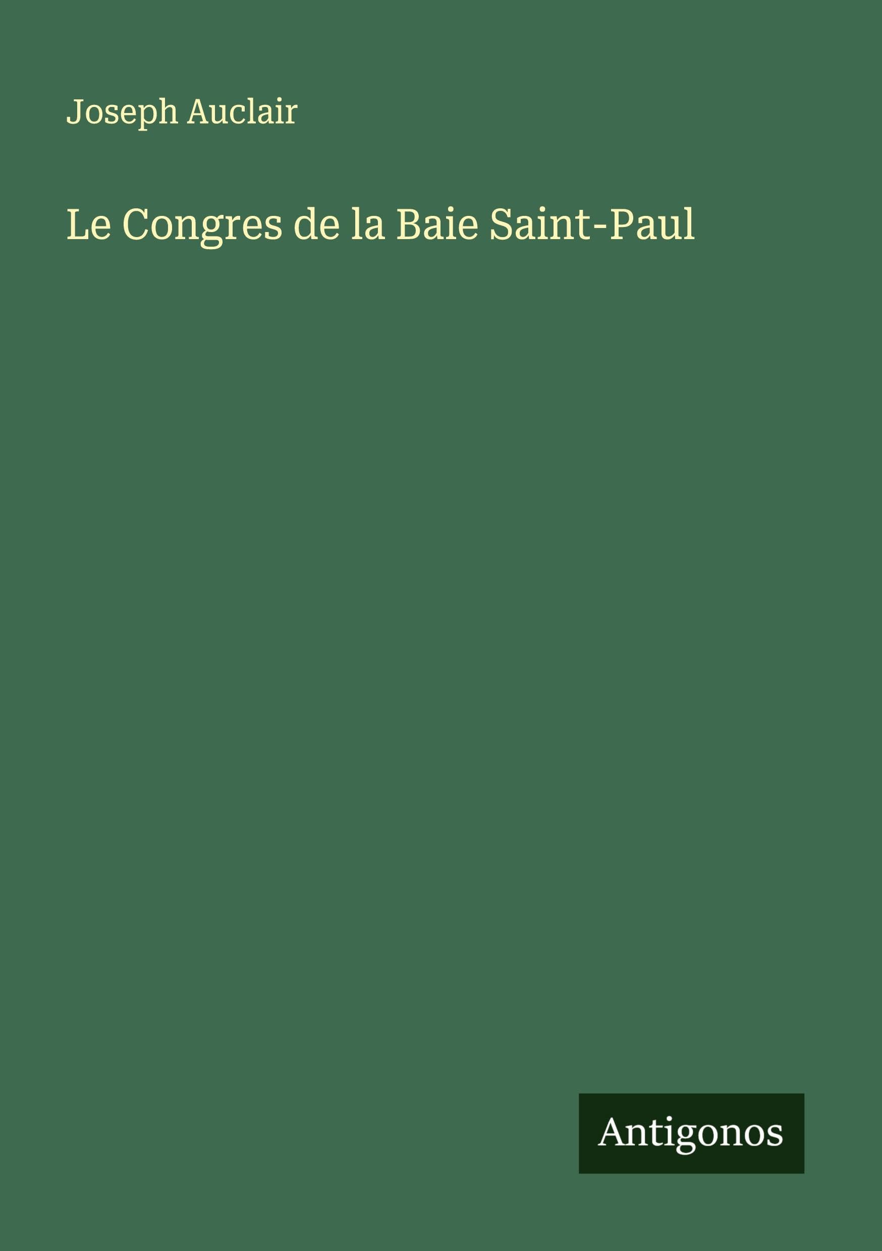 Le Congres de la Baie Saint-Paul Classics