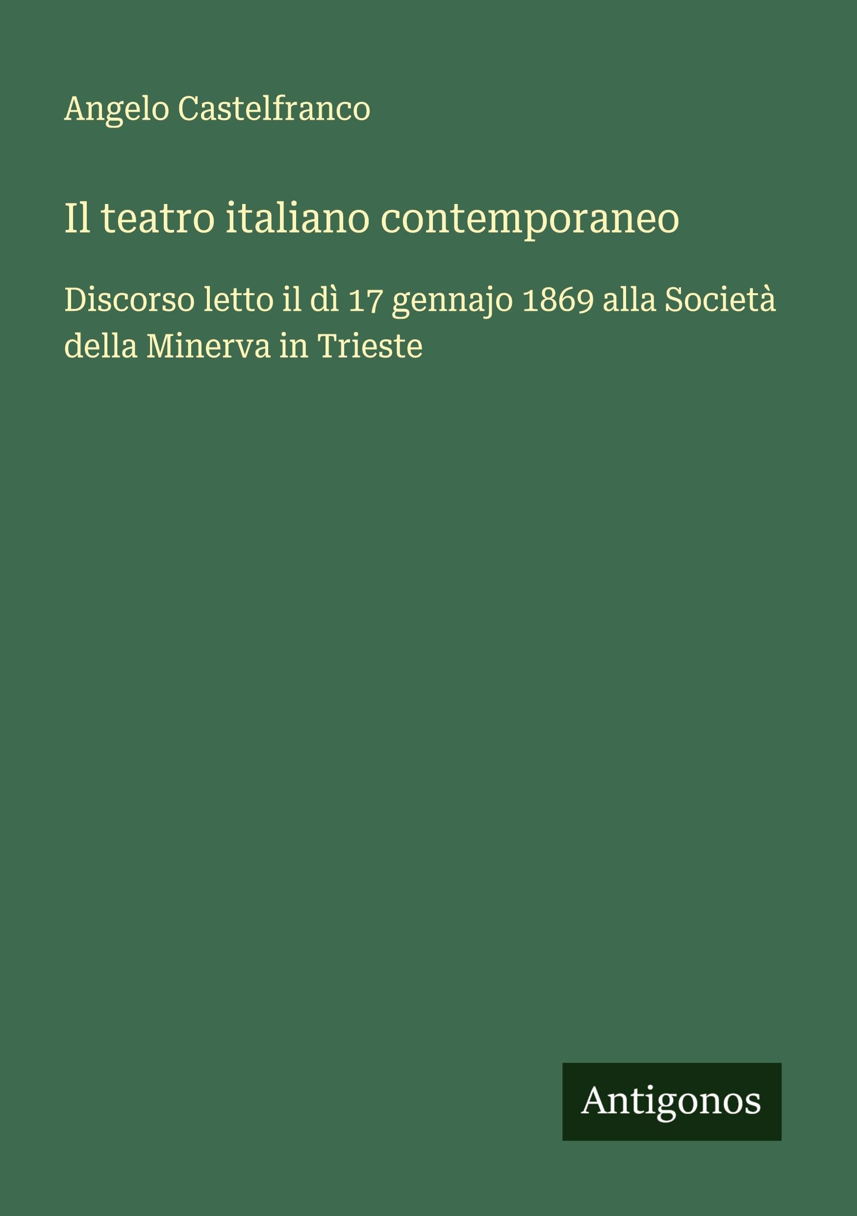 Il teatro italiano contemporaneo Classics