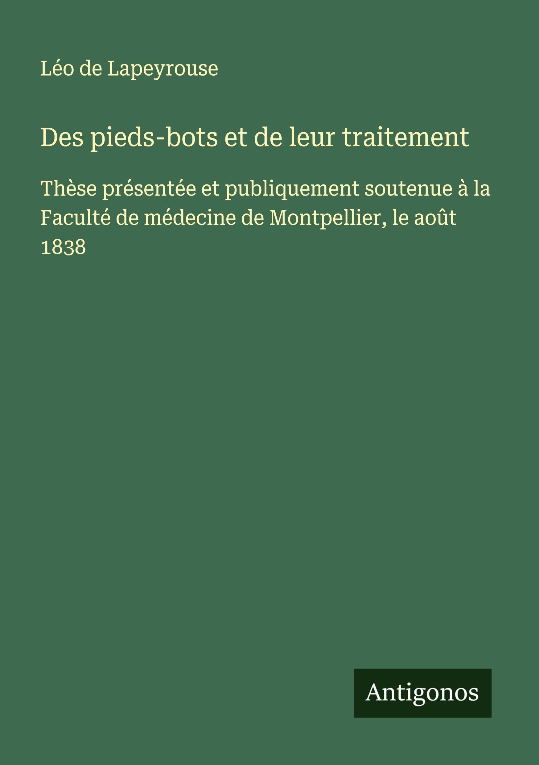 Des pieds-bots et de leur traitement Classics