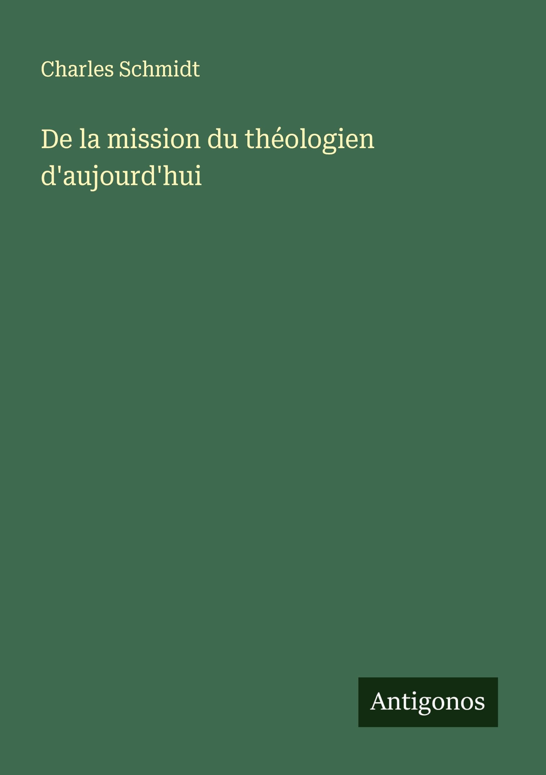 De la mission du théologien d'aujourd'hui Classics