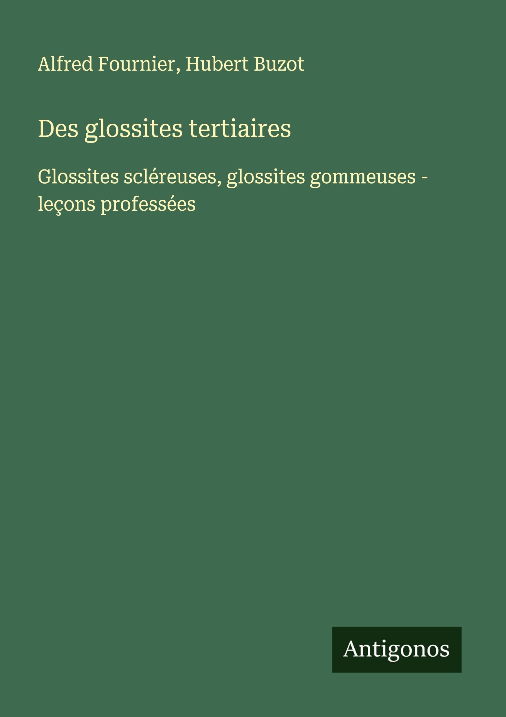 Des glossites tertiaires Classics