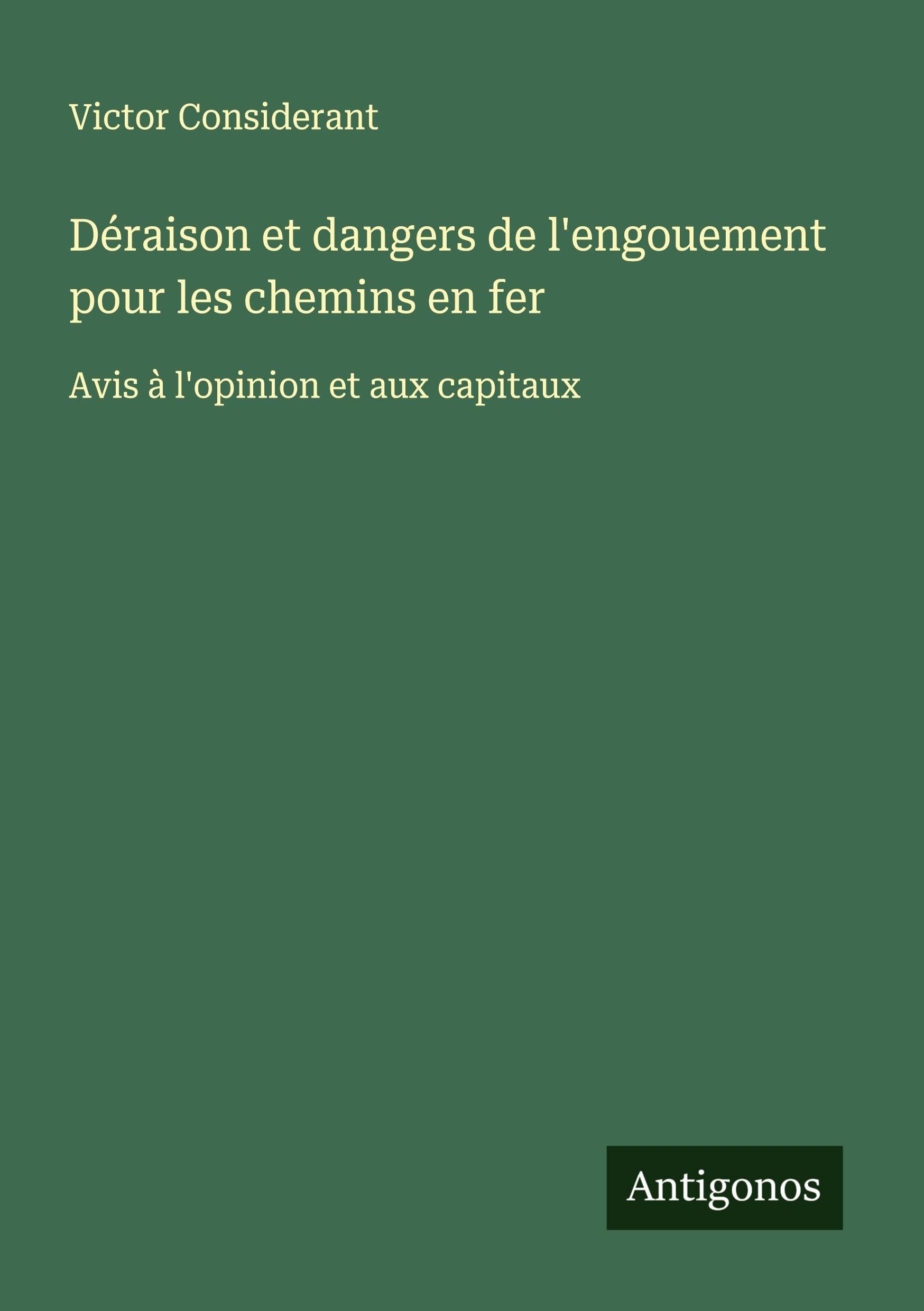 Déraison et dangers de l'engouement pour les chemins en fer Classics
