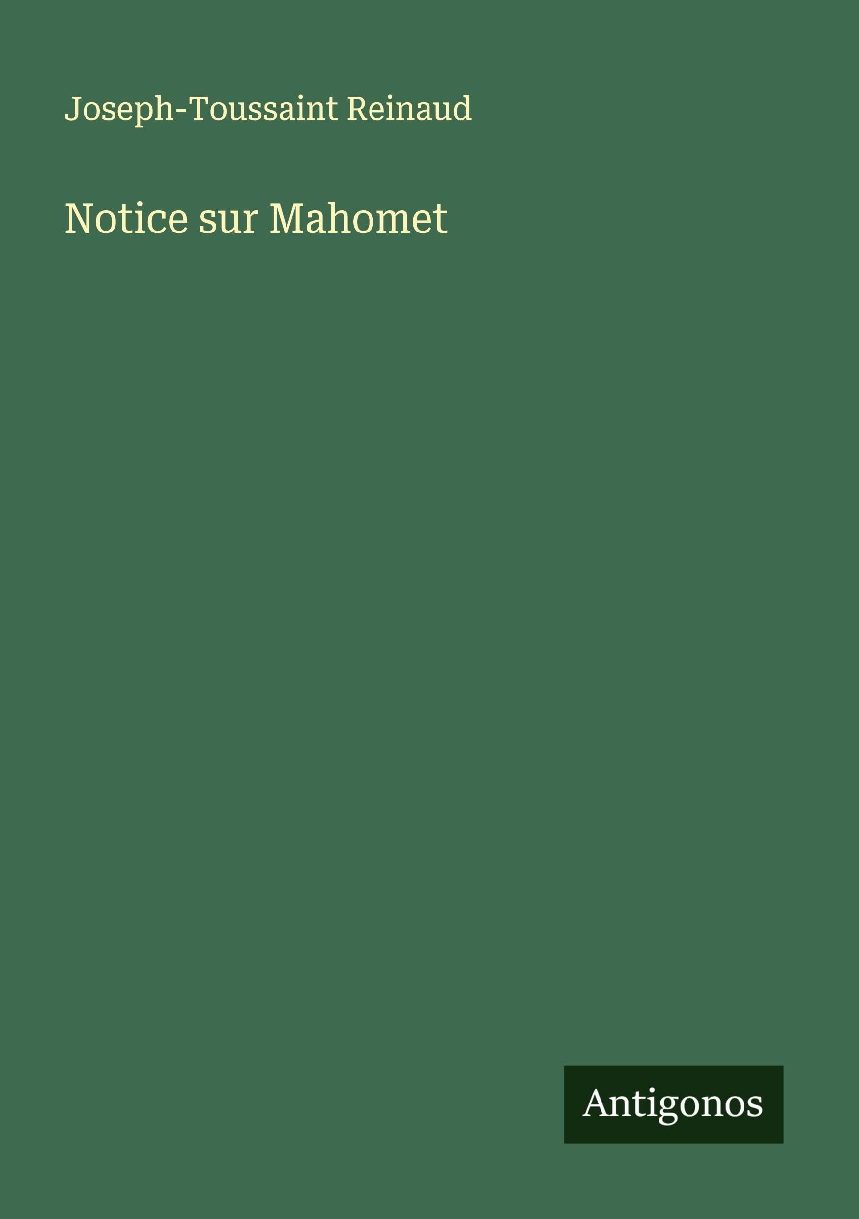 Notice sur Mahomet Classics