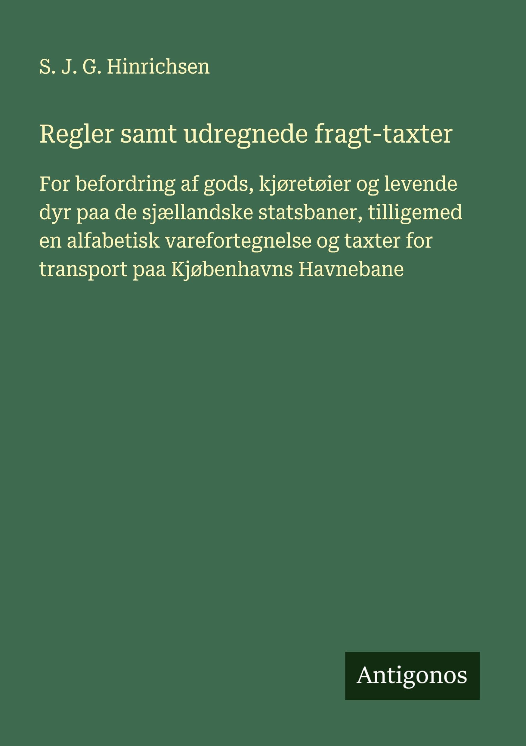 Regler samt udregnede fragt-taxter Classics