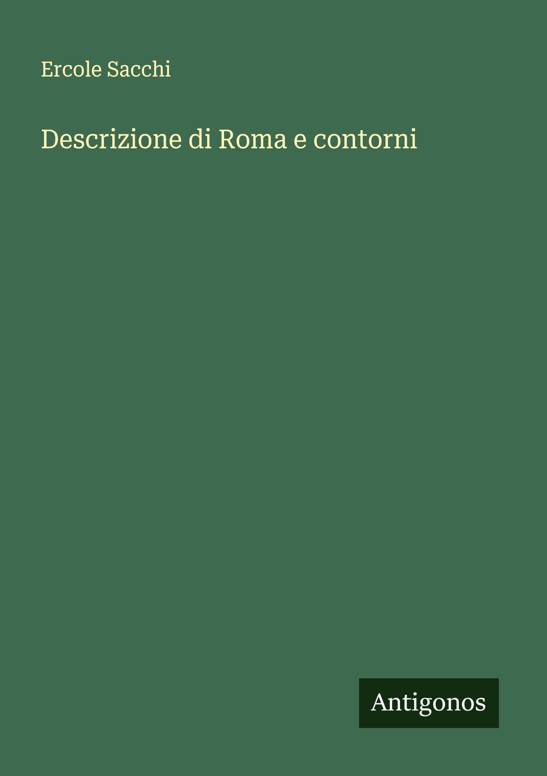 Descrizione di Roma e contorni Classics