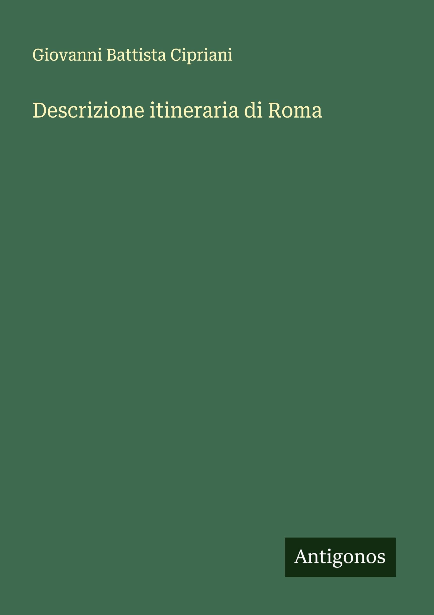 Descrizione itineraria di Roma Classics