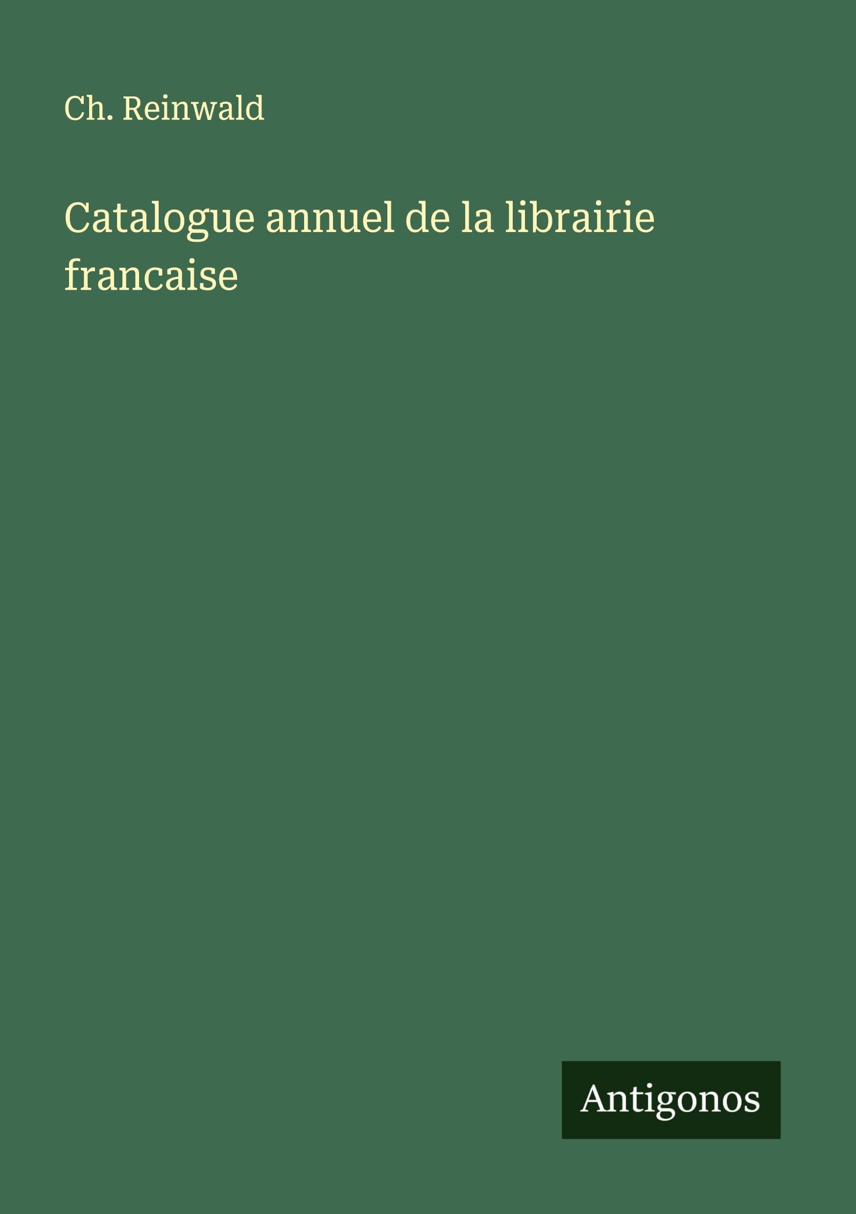 Catalogue annuel de la librairie francaise Classics
