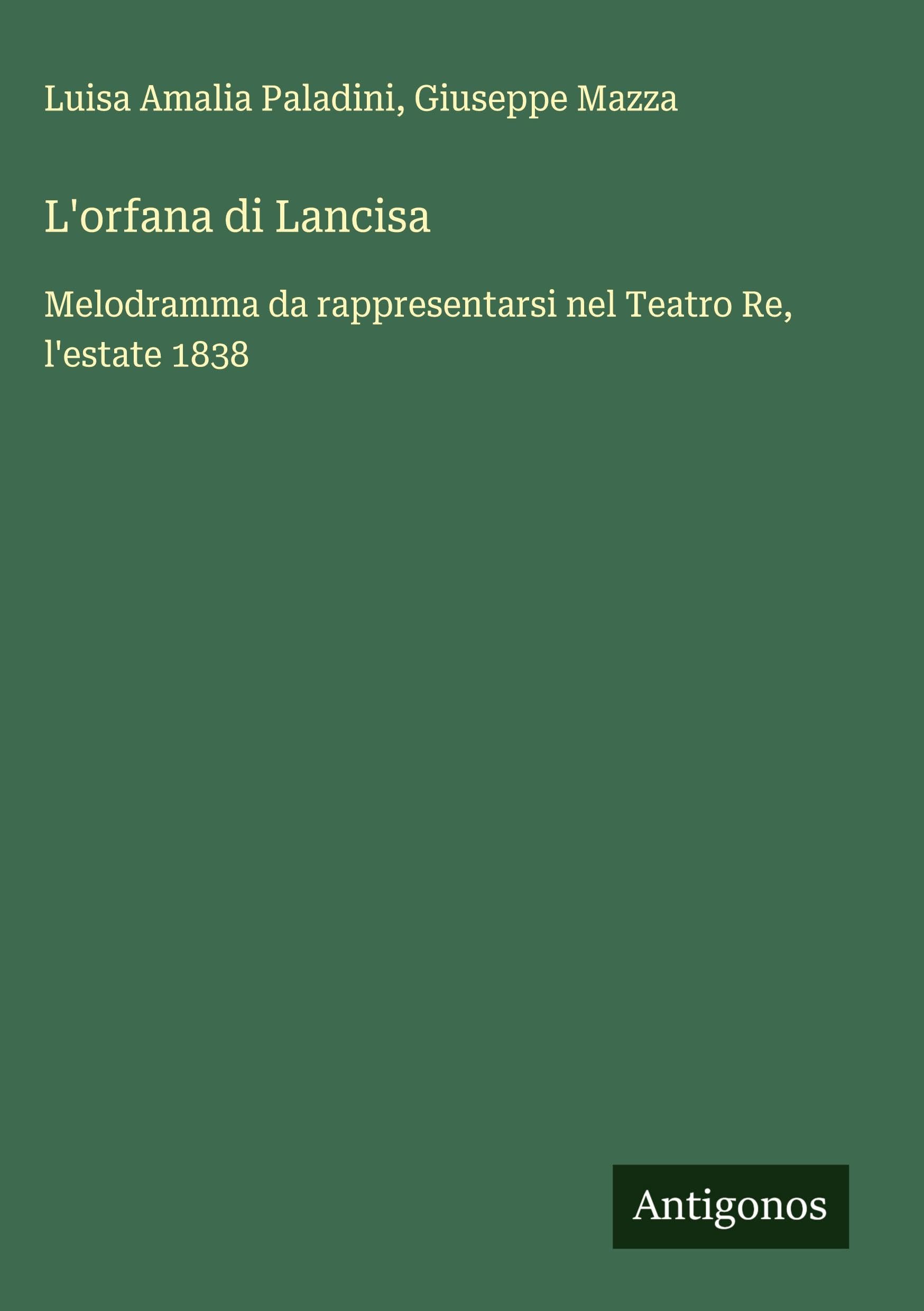 L'orfana di Lancisa Classics
