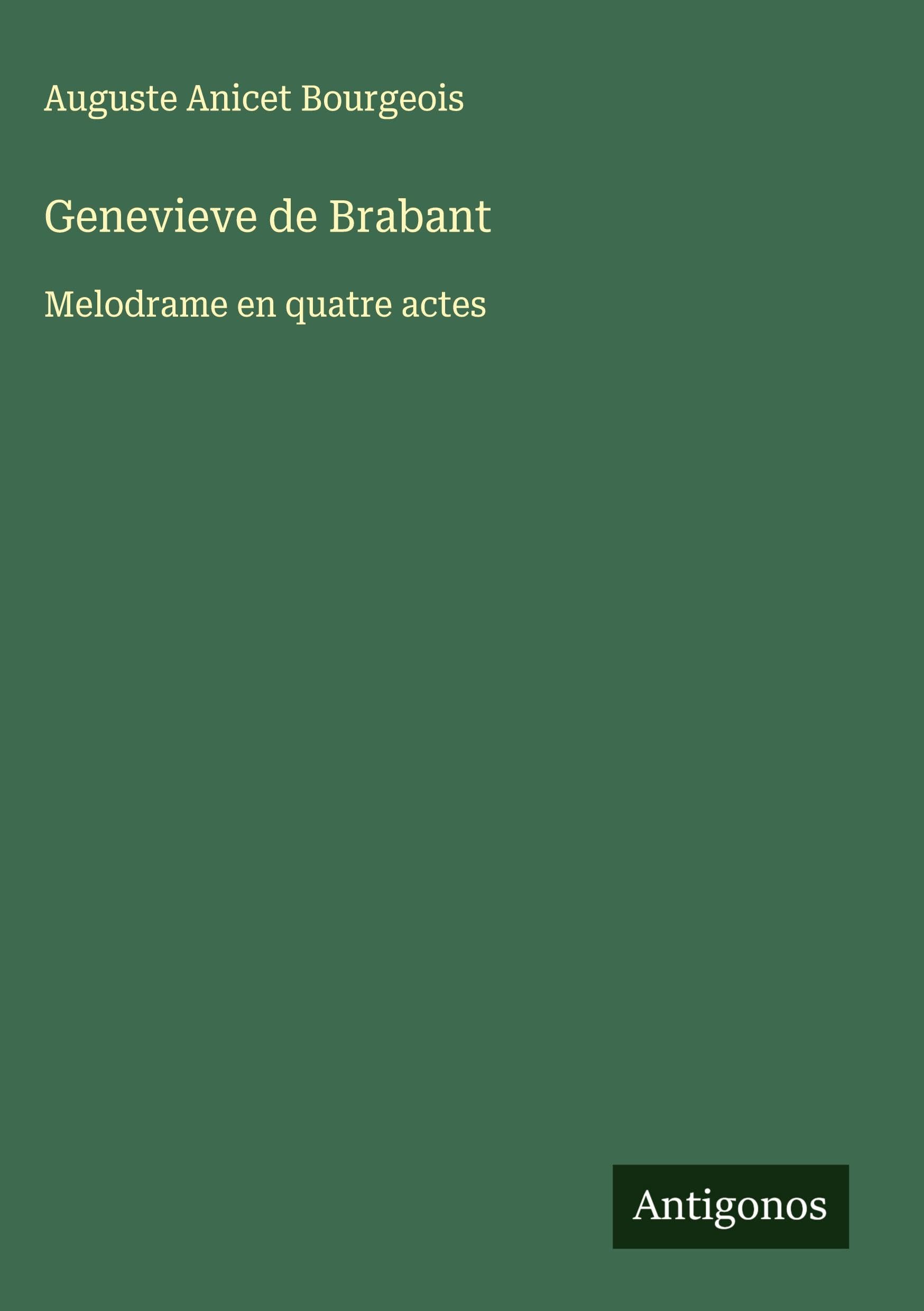 Genevieve de Brabant Classics