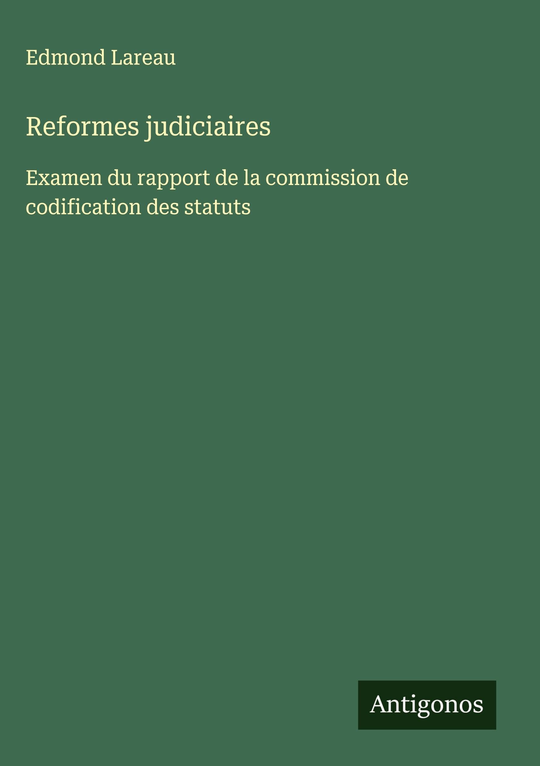 Reformes judiciaires Classics
