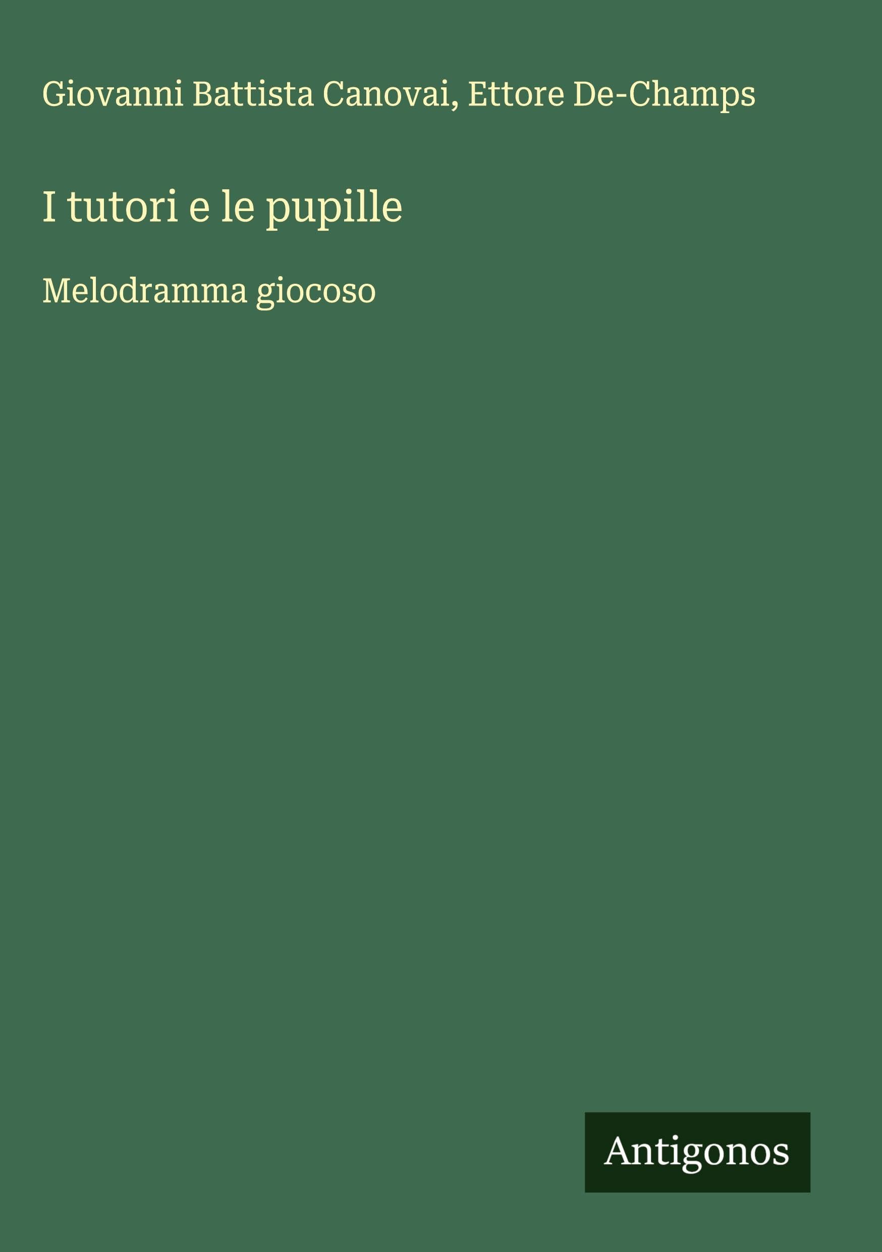 I tutori e le pupille Classics