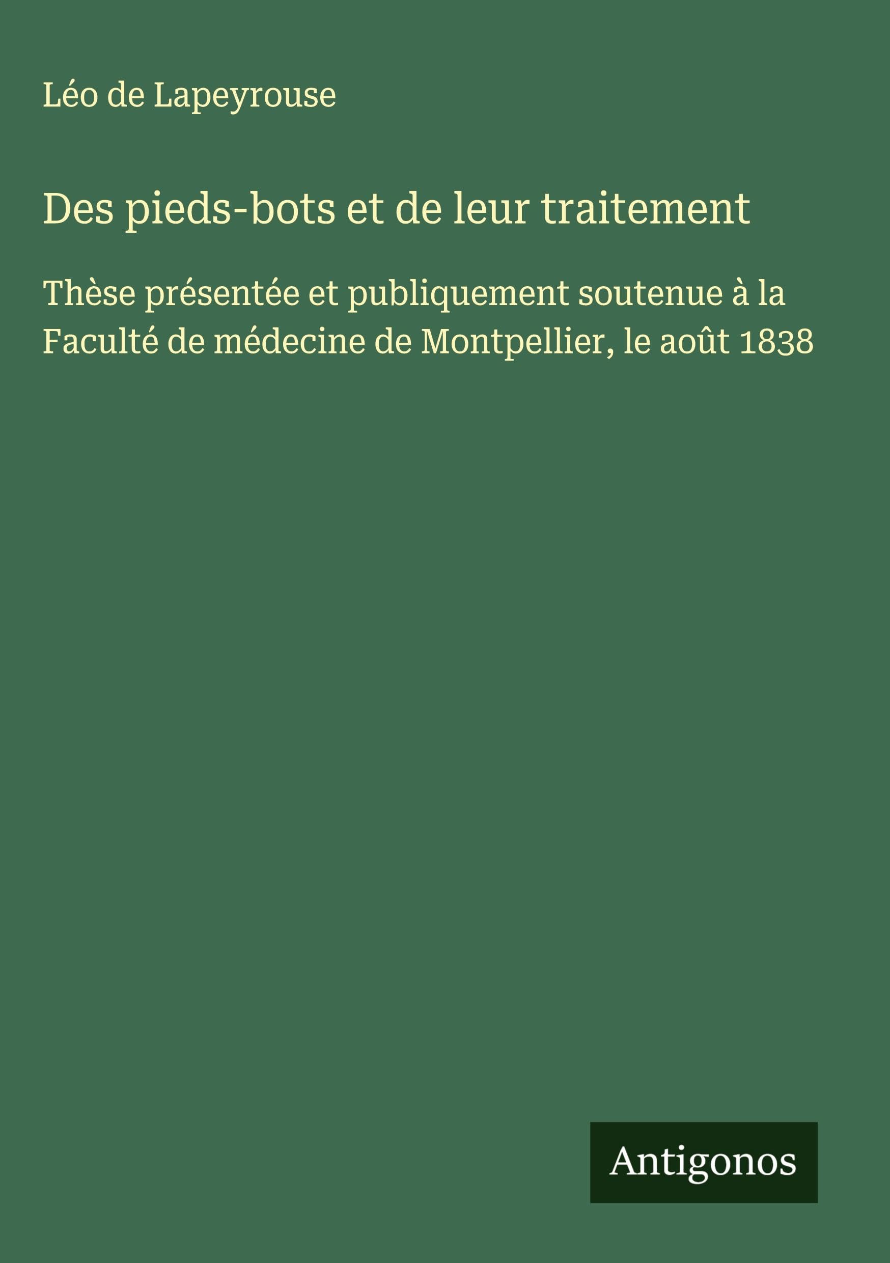 Des pieds-bots et de leur traitement Classics