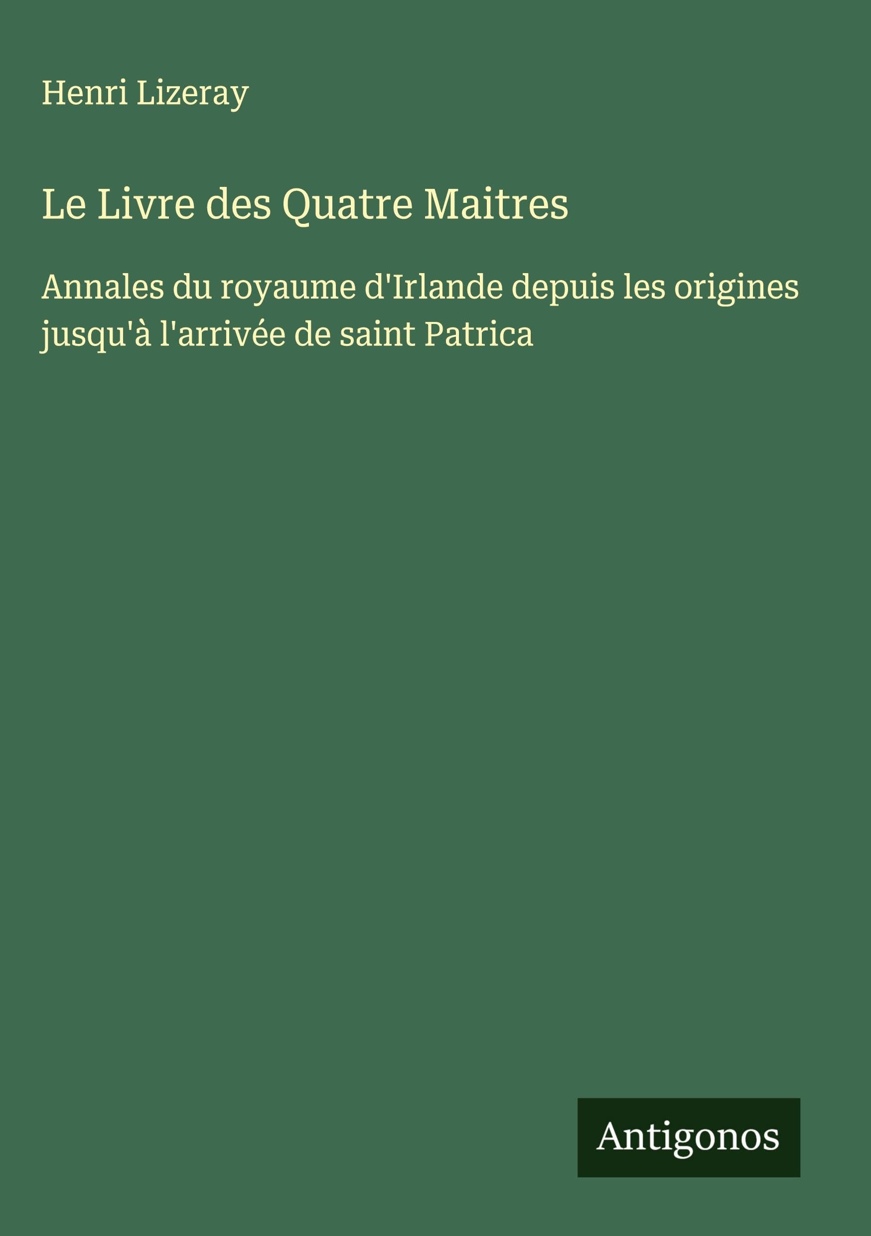Le Livre des Quatre Maitres Classics