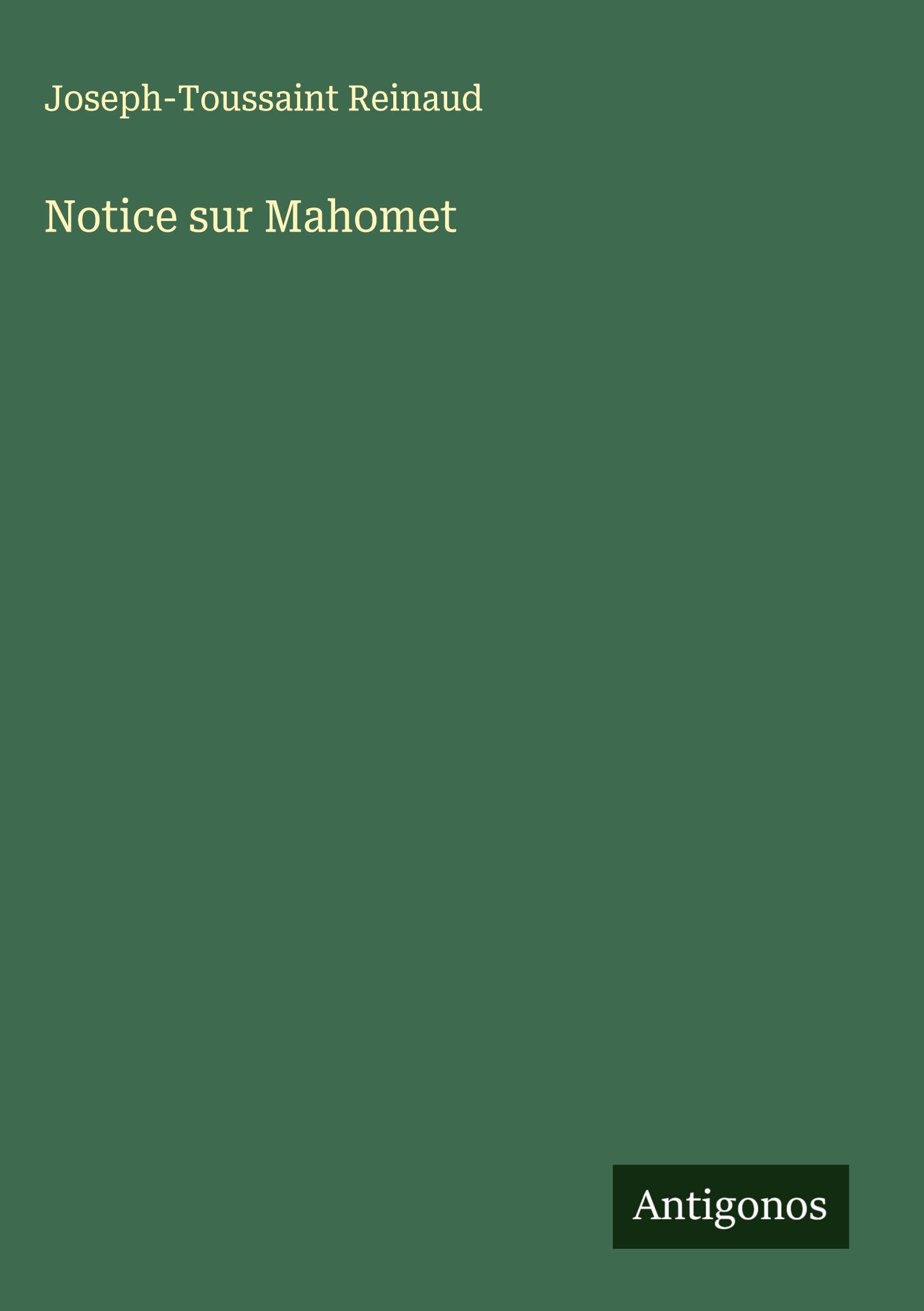 Notice sur Mahomet Classics