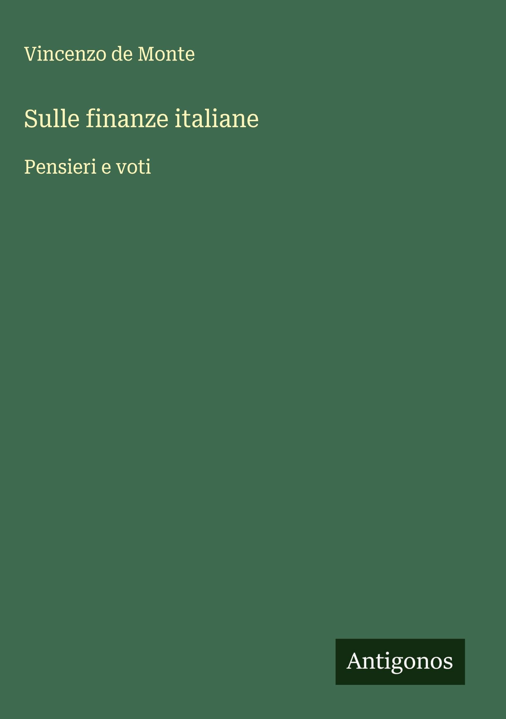 Sulle finanze italiane Classics