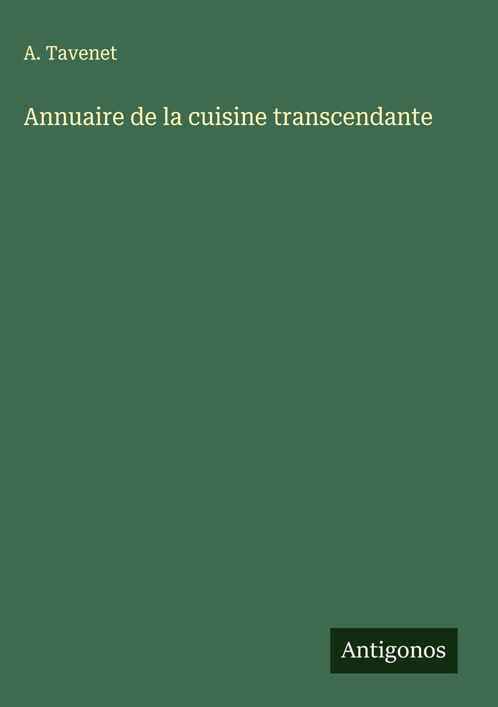 Annuaire de la cuisine transcendante Classics
