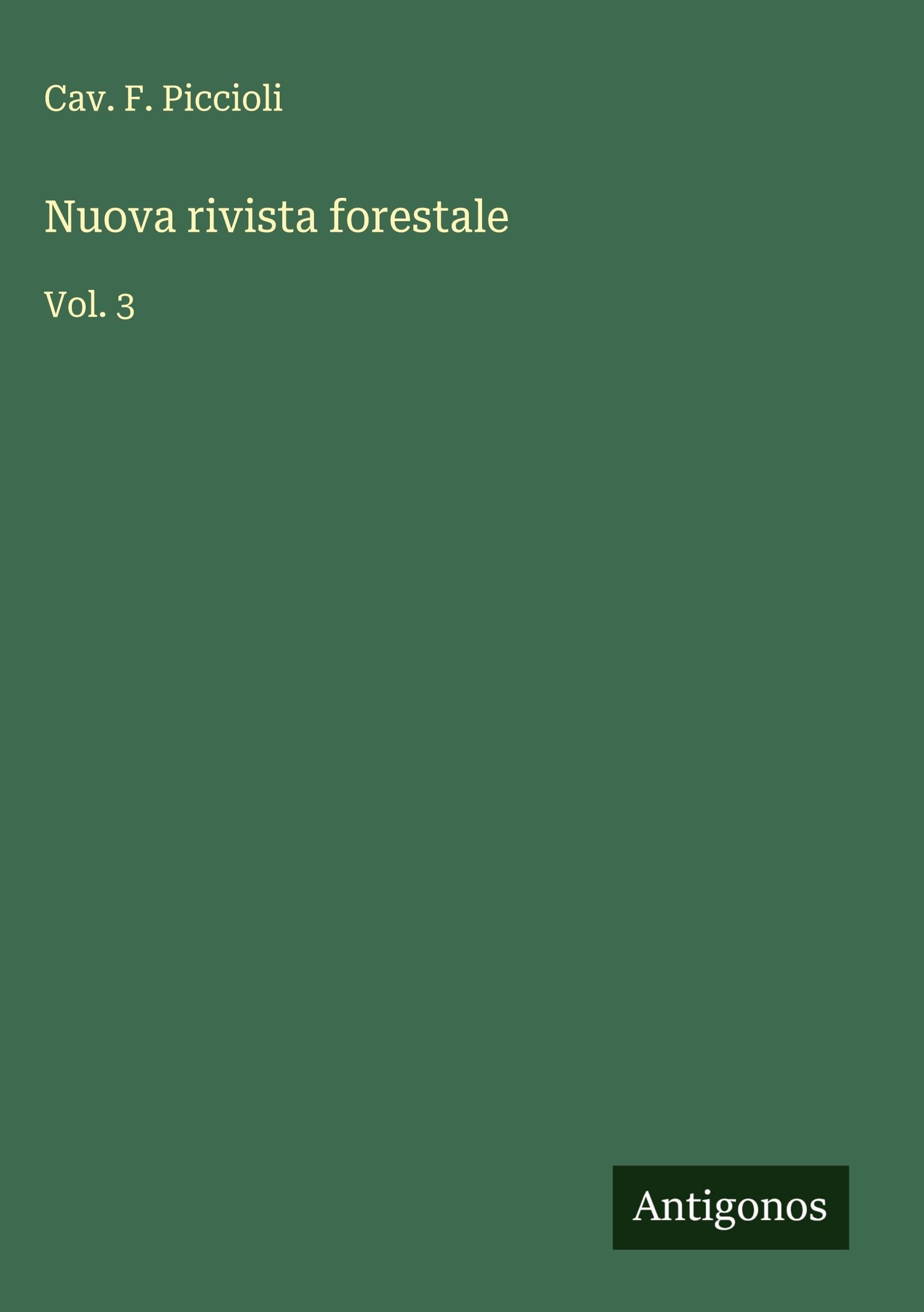 Nuova rivista forestale Classics
