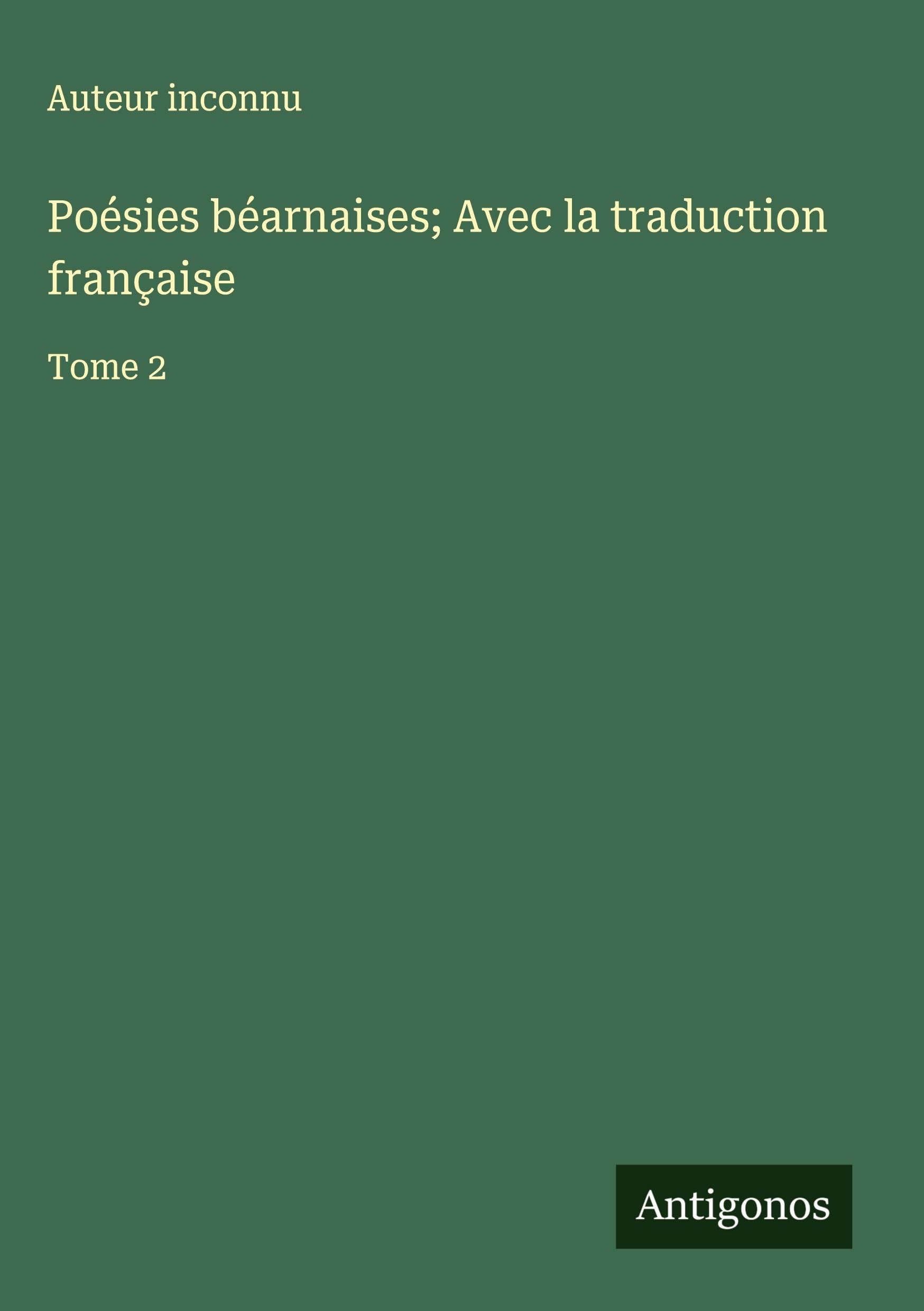 Poésies béarnaises; Avec la traduction française Classics