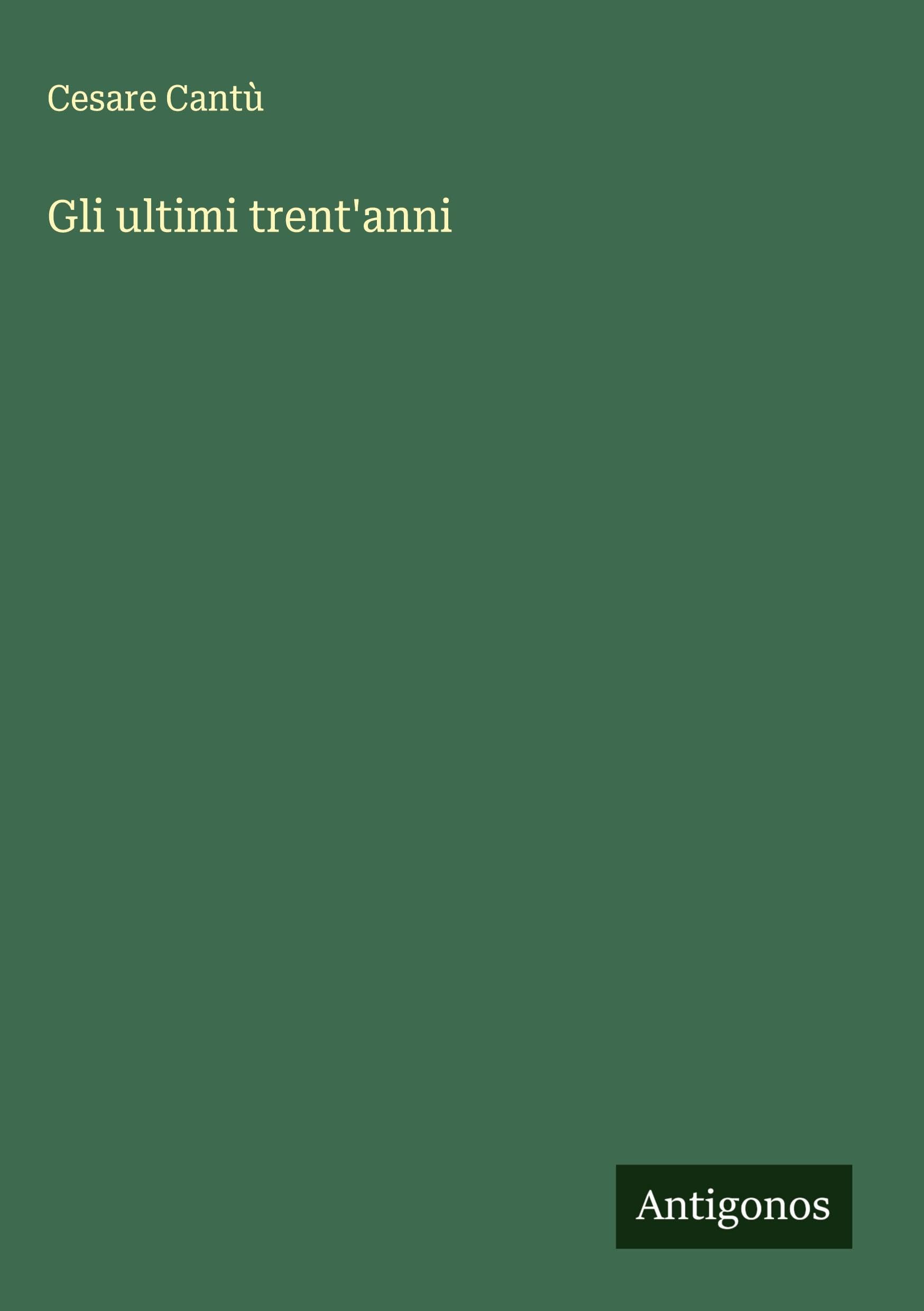 Gli ultimi trent'anni Classics