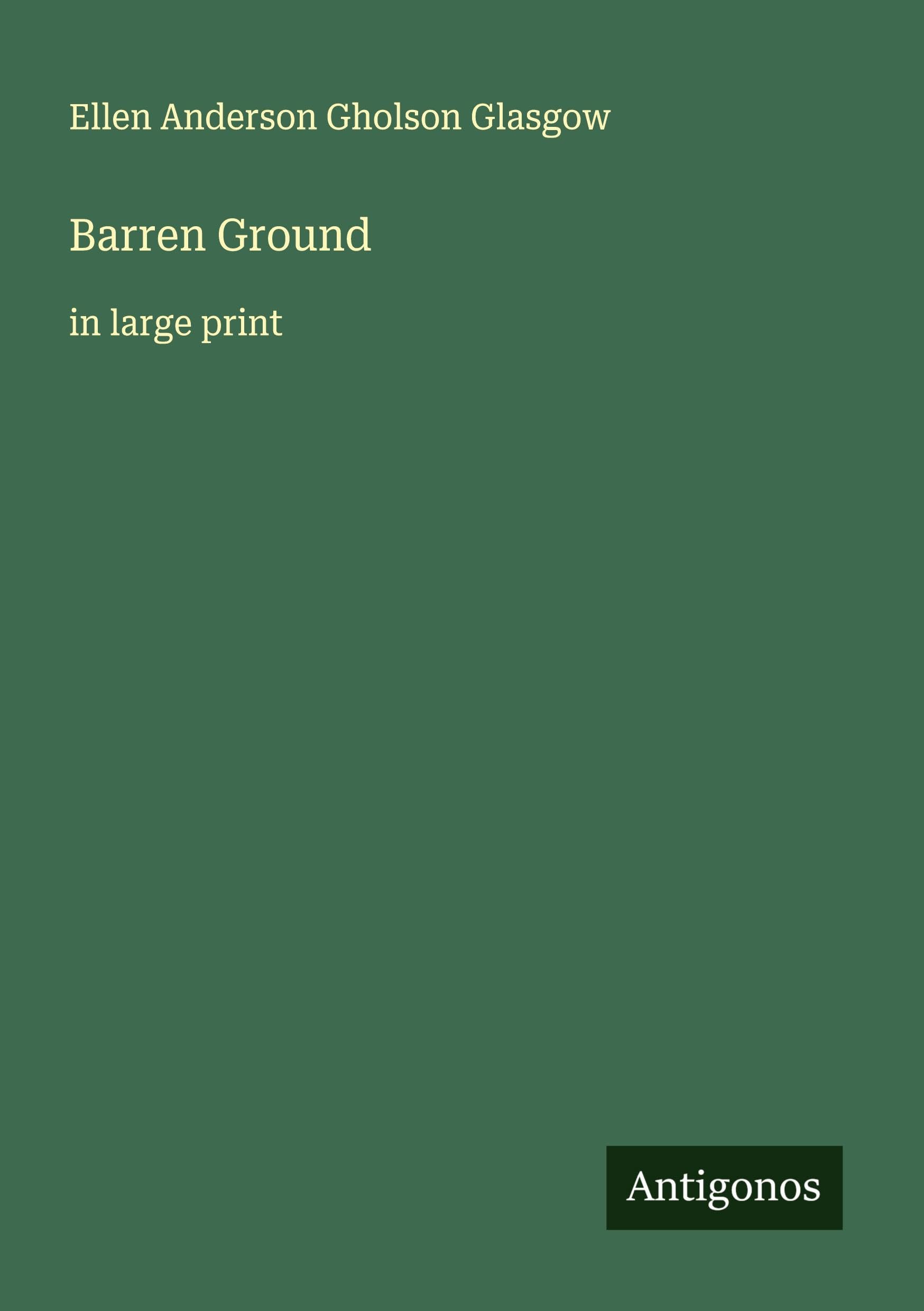 Barren Ground Classics