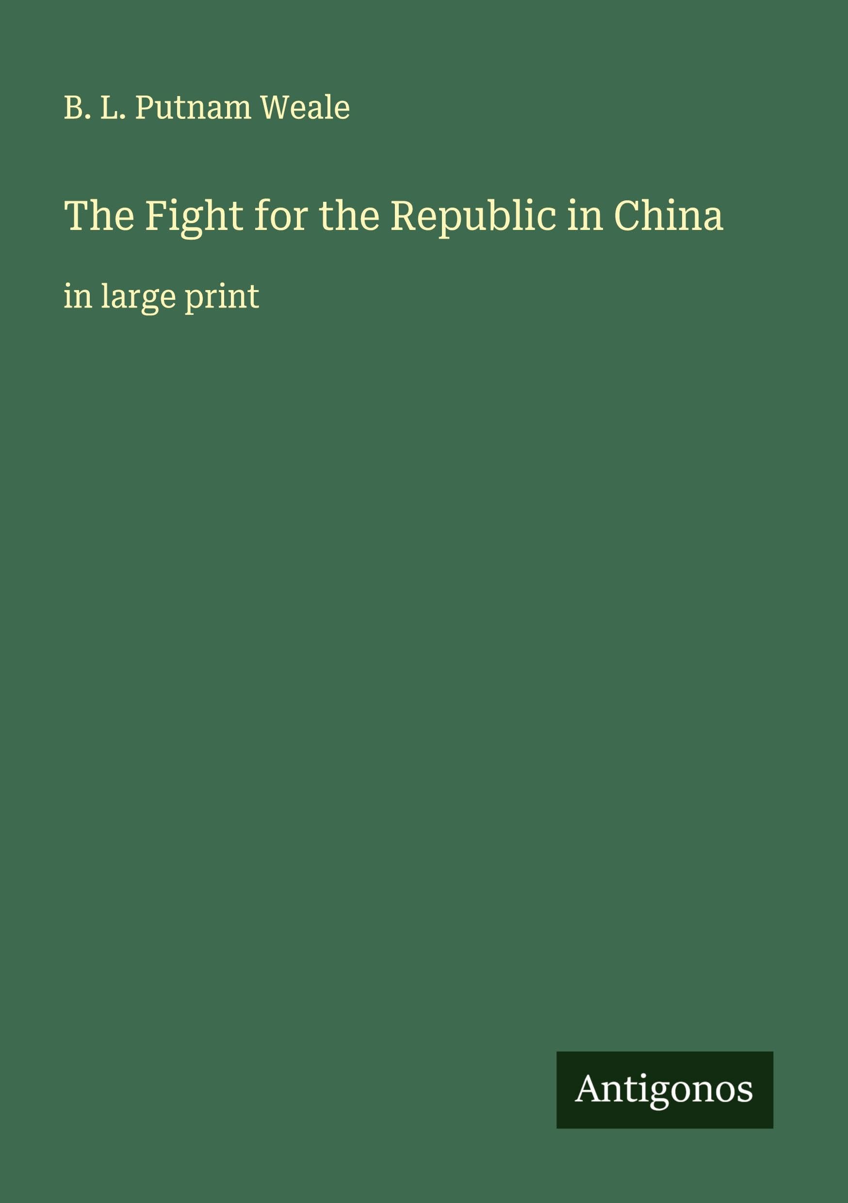 The Fight for the Republic in China Classics