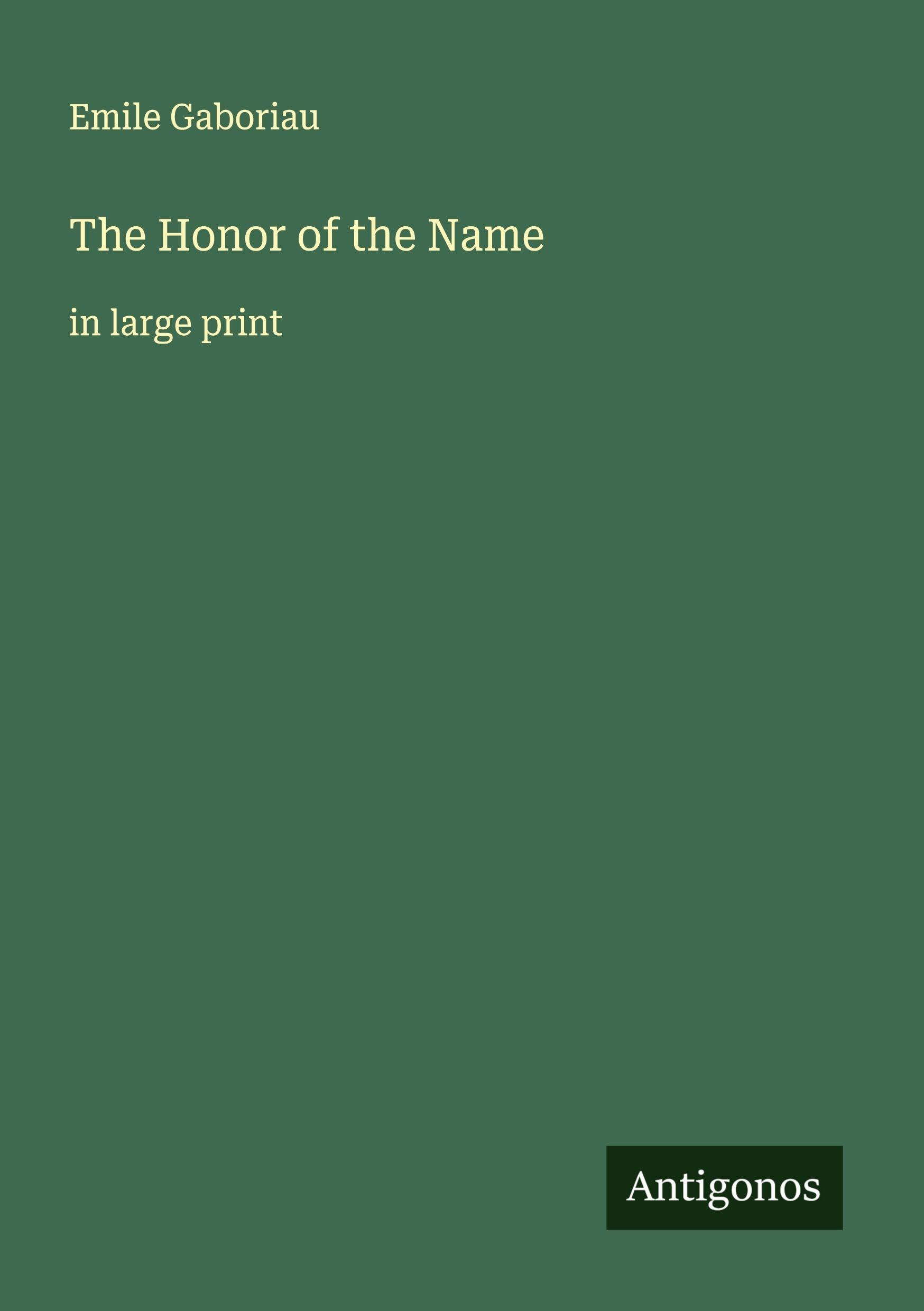 The Honor of the Name Classics