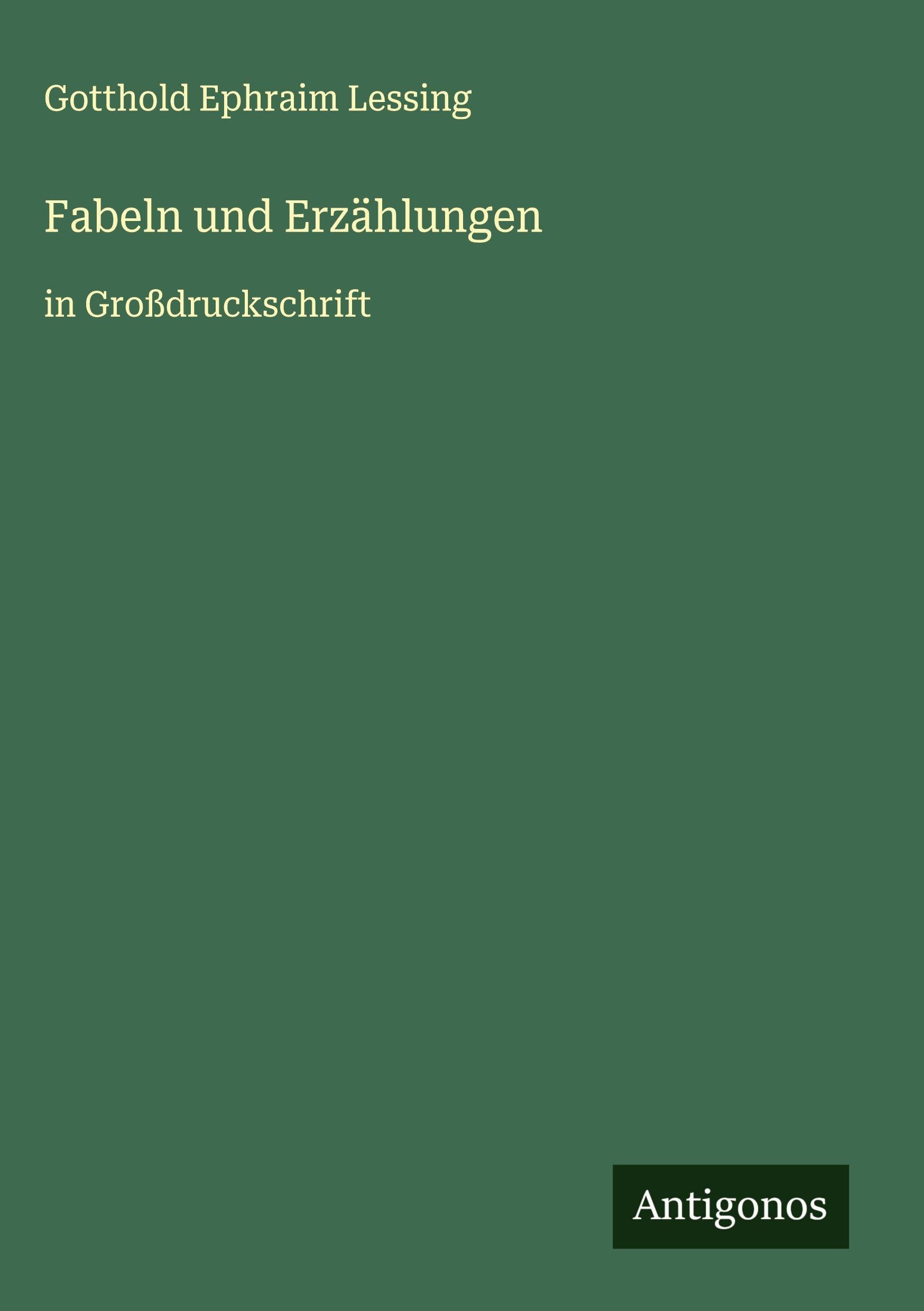 Fabeln und Erzählungen Classics