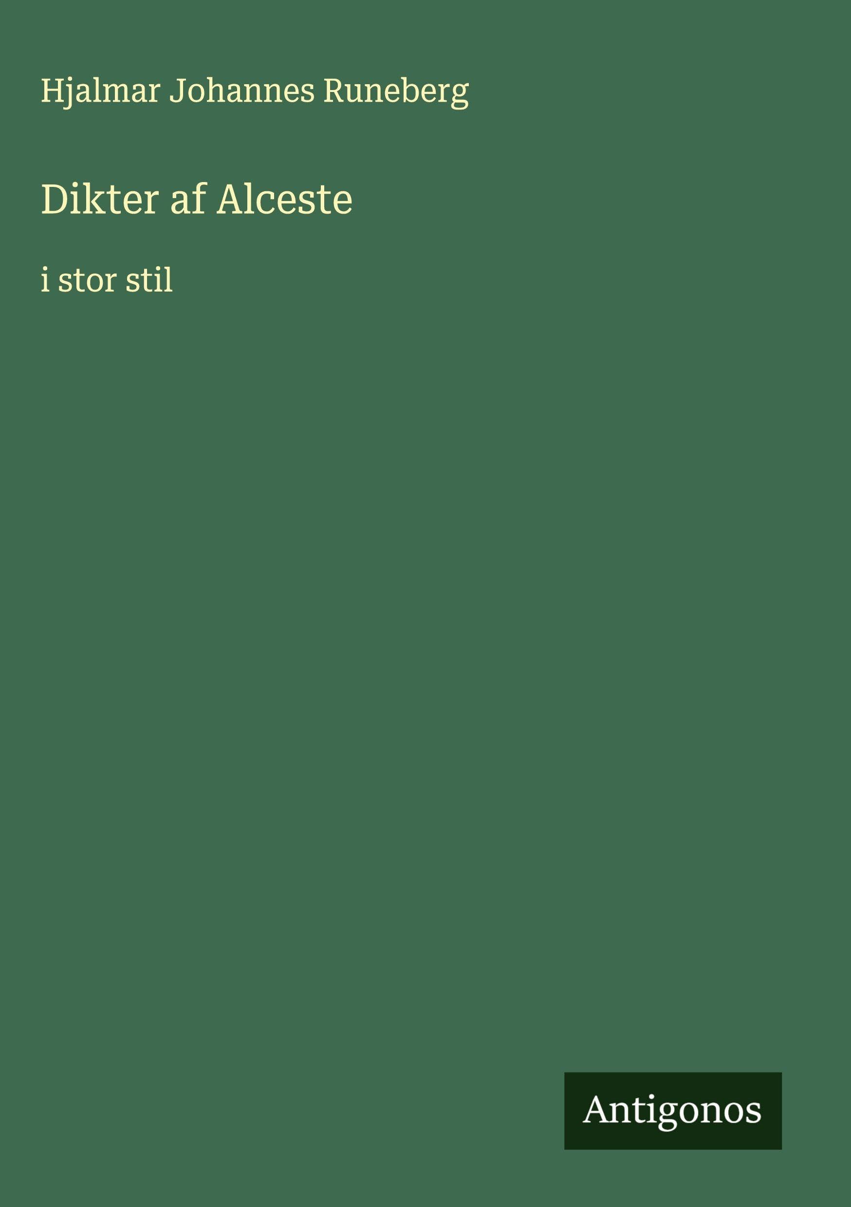 Dikter af Alceste Classics