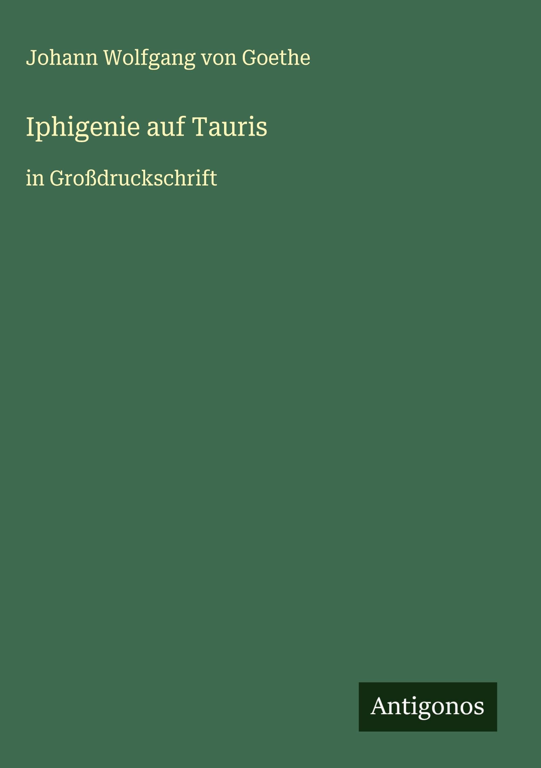 Iphigenie auf Tauris Classics