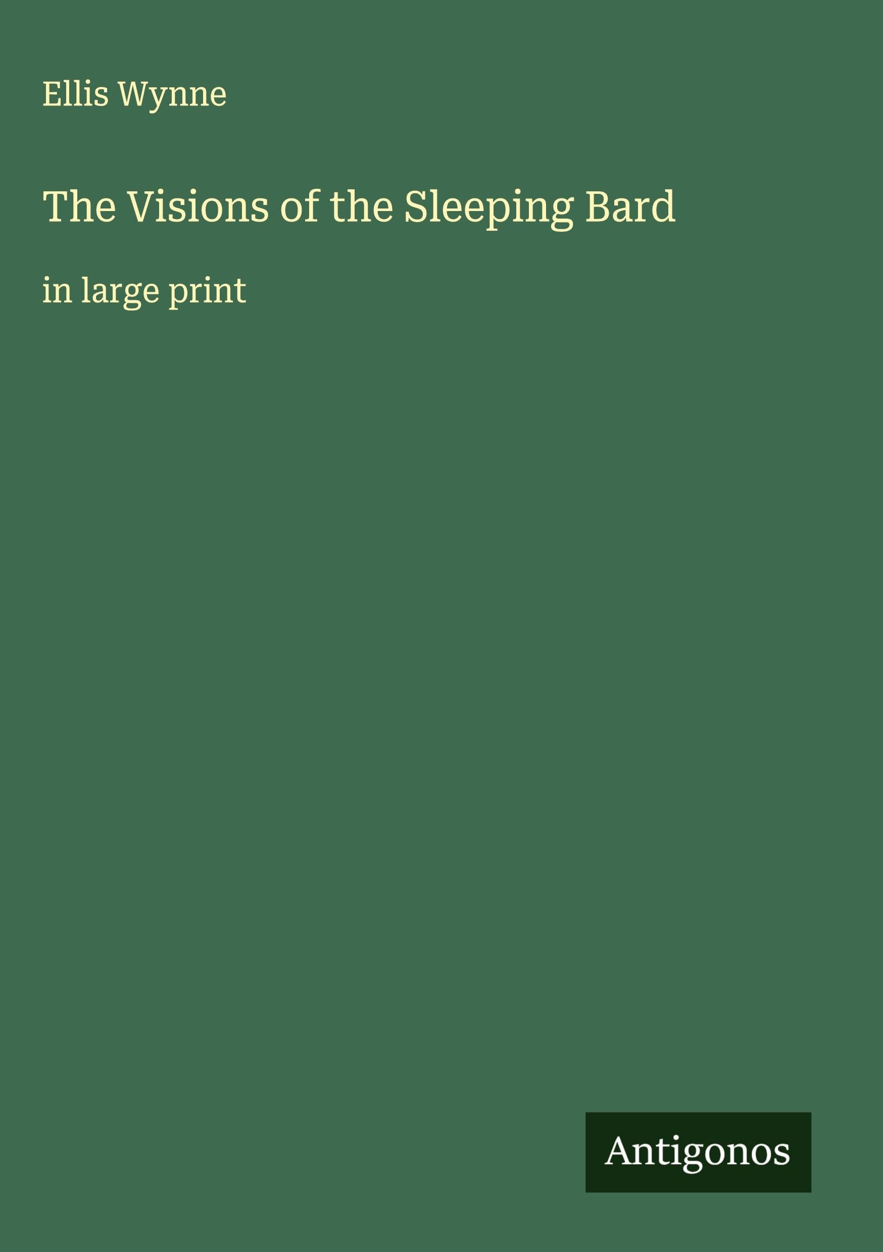 The Visions of the Sleeping Bard Classics