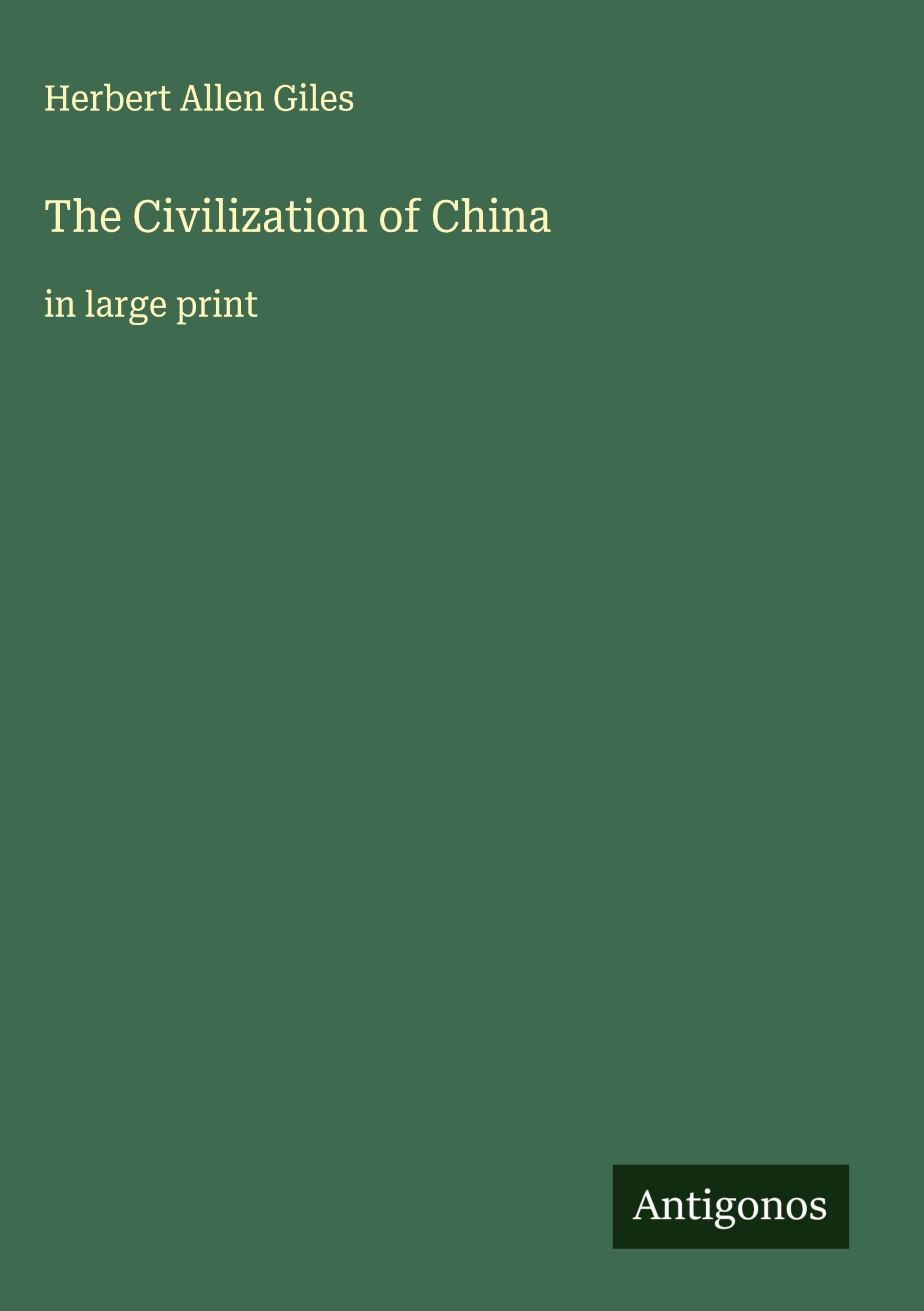 The Civilization of China Classics