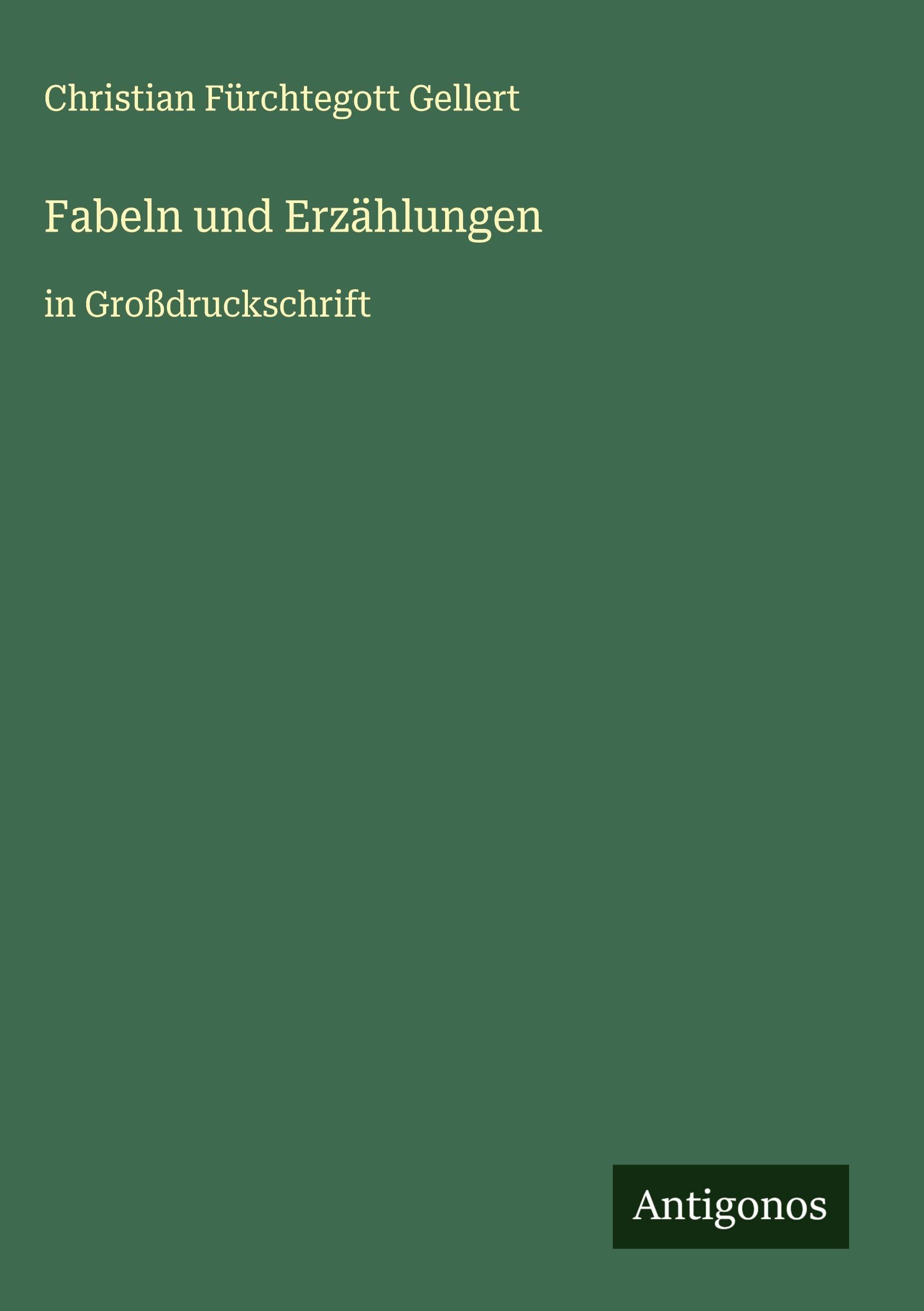 Fabeln und Erzählungen Classics