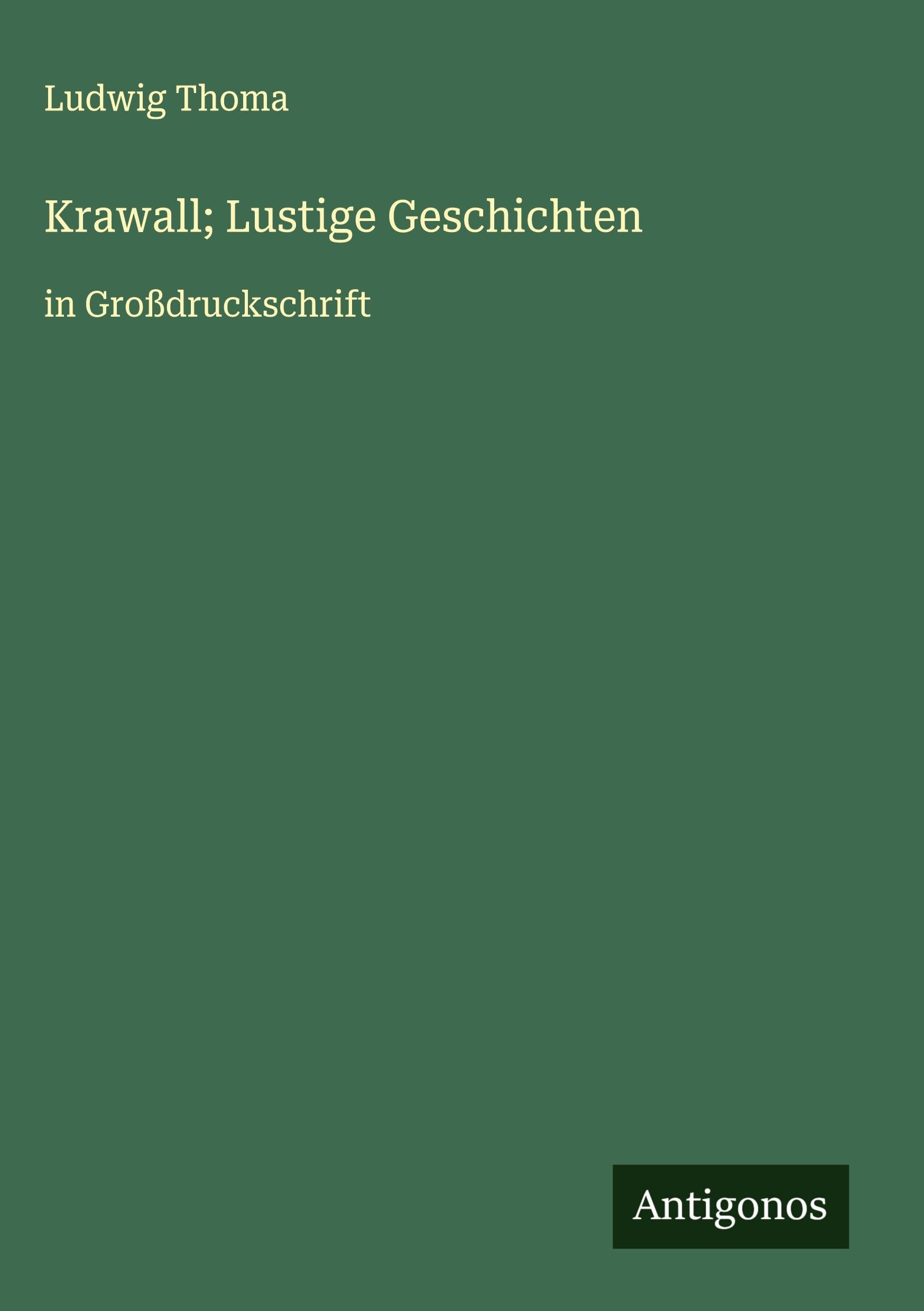 Krawall; Lustige Geschichten Classics
