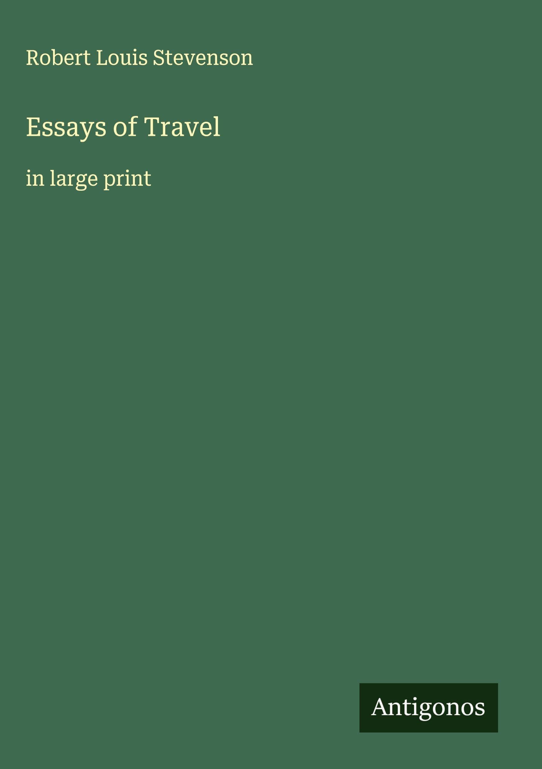Essays of Travel Classics