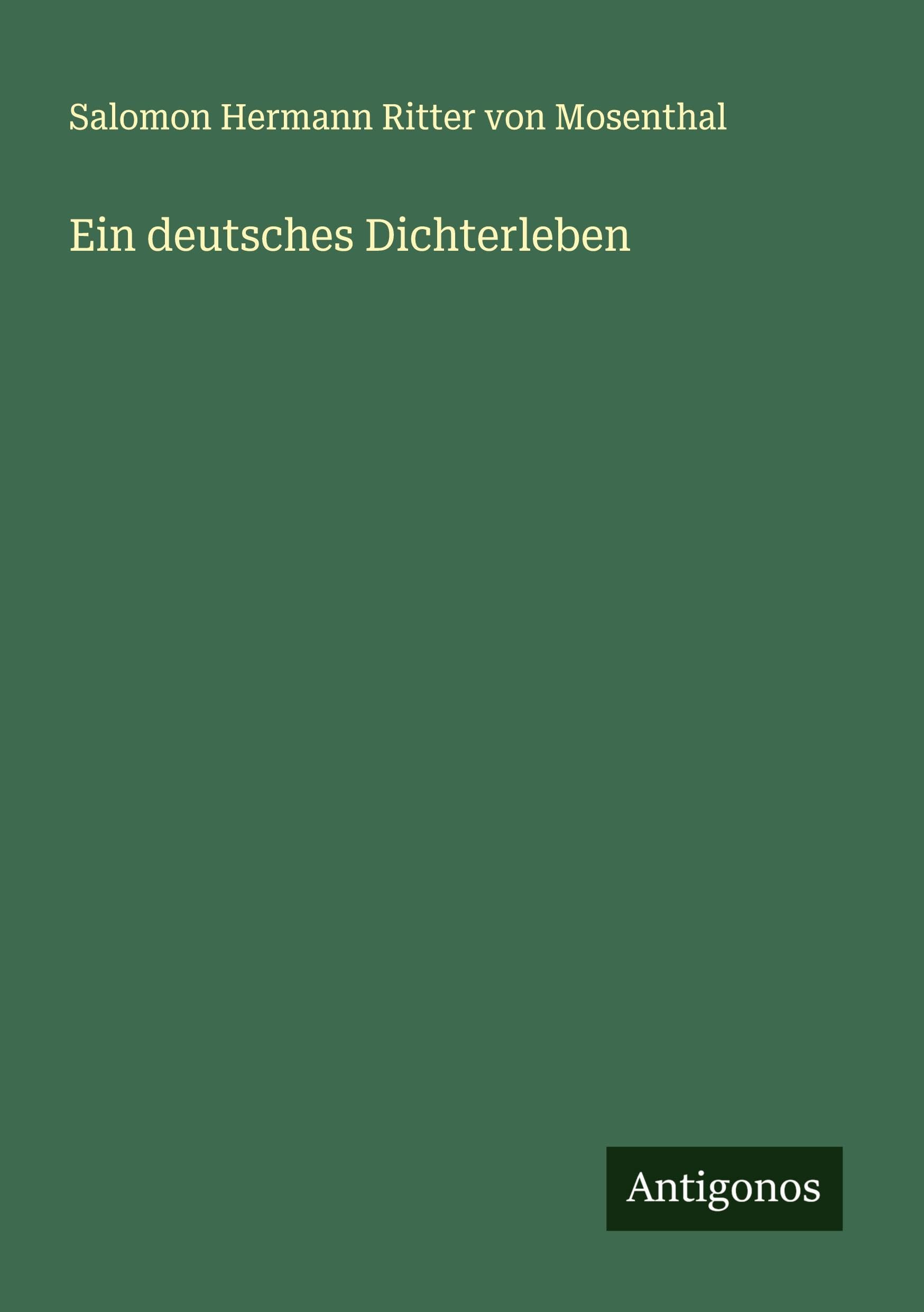 Product Image: Ein deutsches Dichterleben
