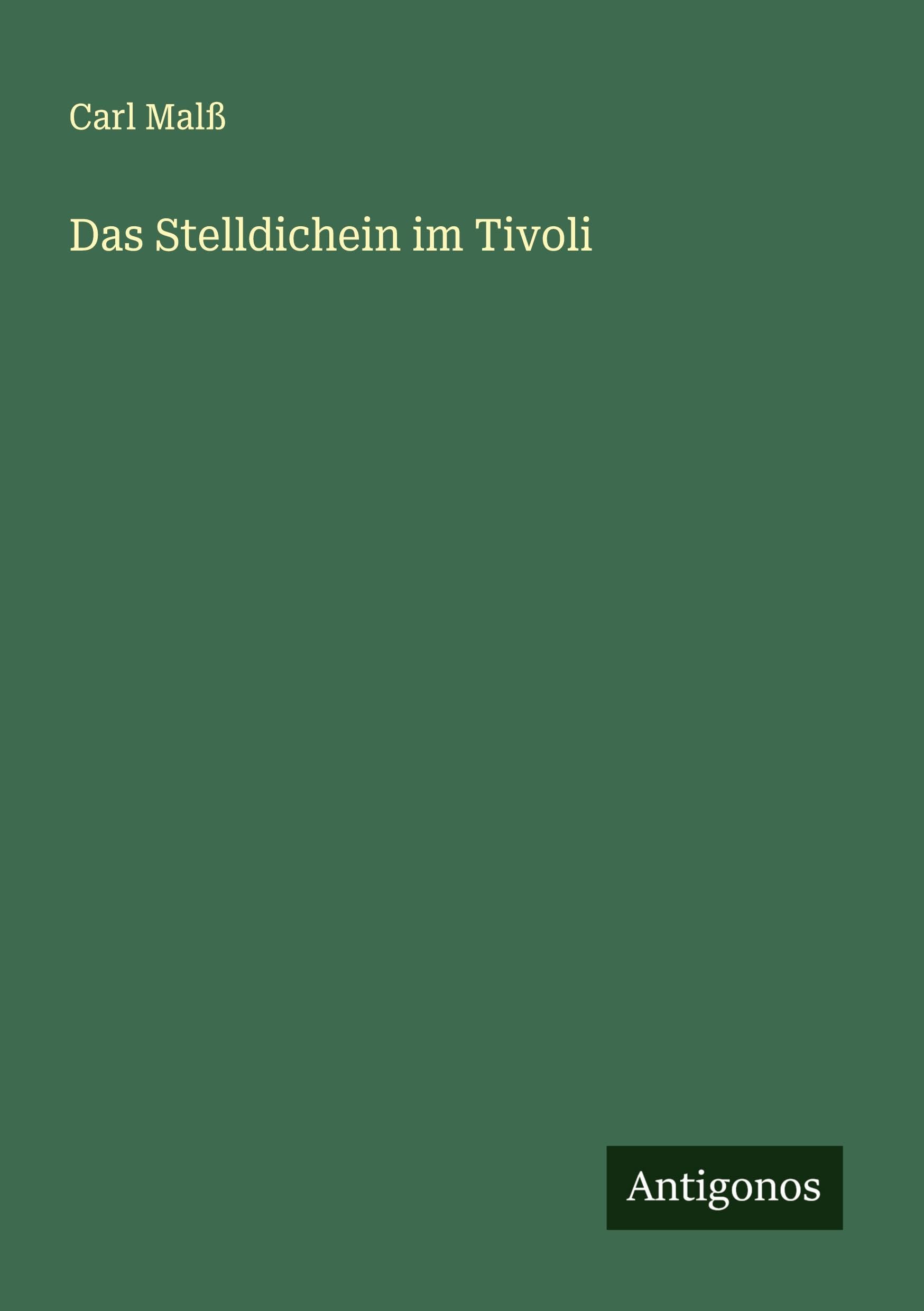 Product Image: Das Stelldichein im Tivoli