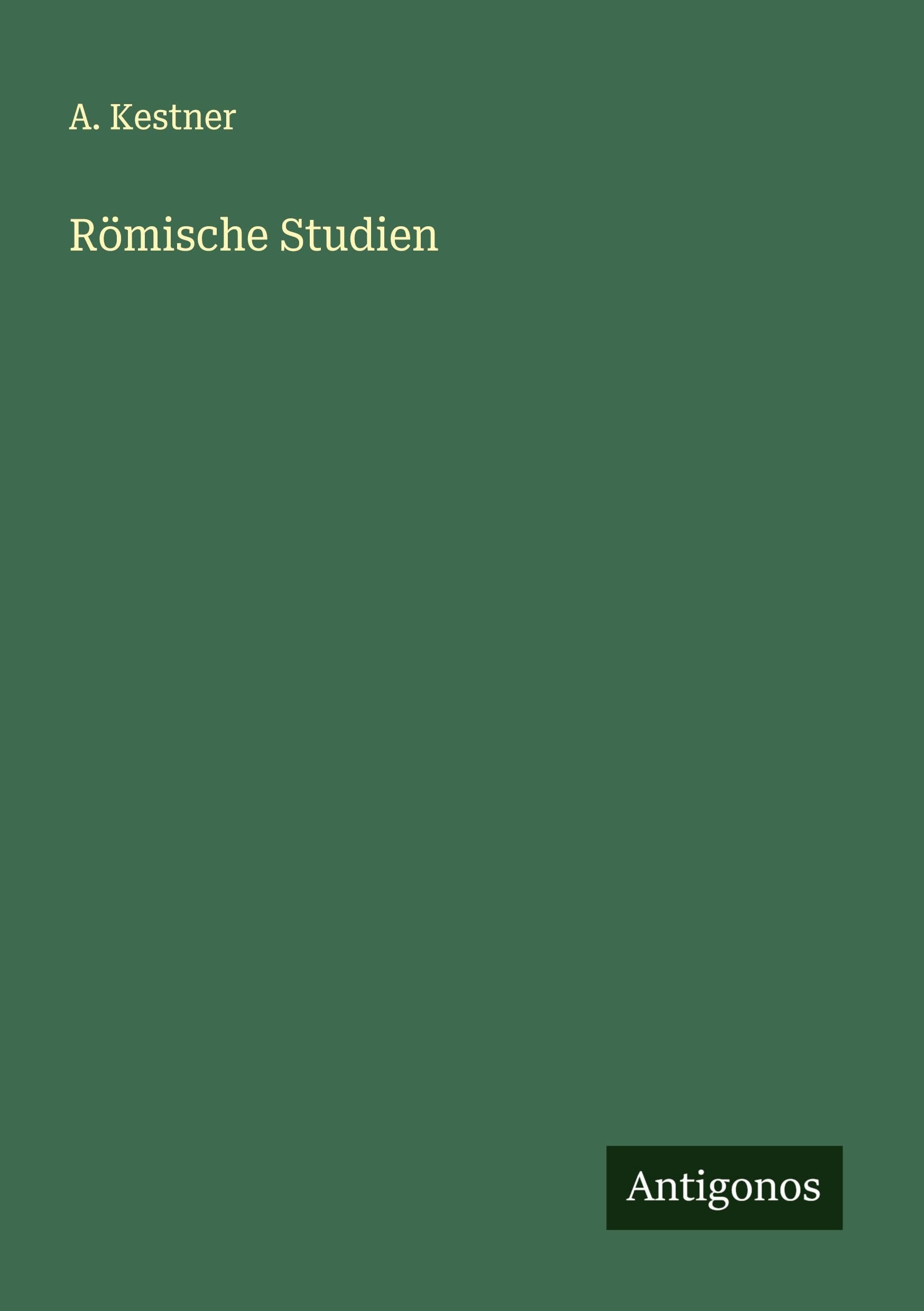 Römische Studien Classics