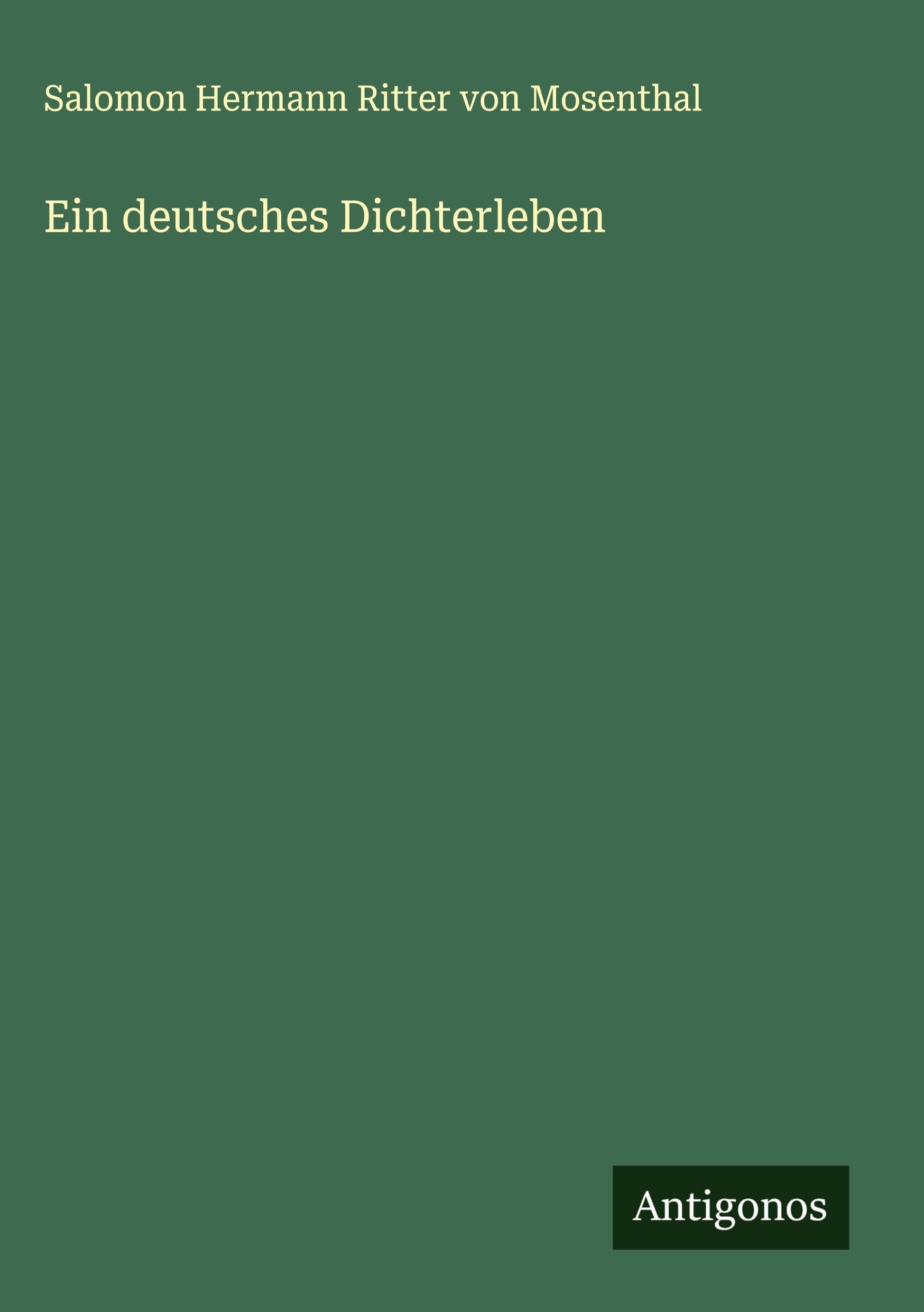 Product Image: Ein deutsches Dichterleben