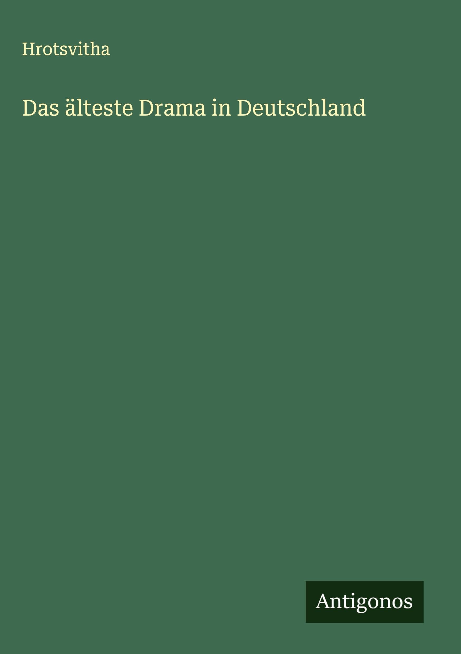 Product Image: Das älteste Drama in Deutschland