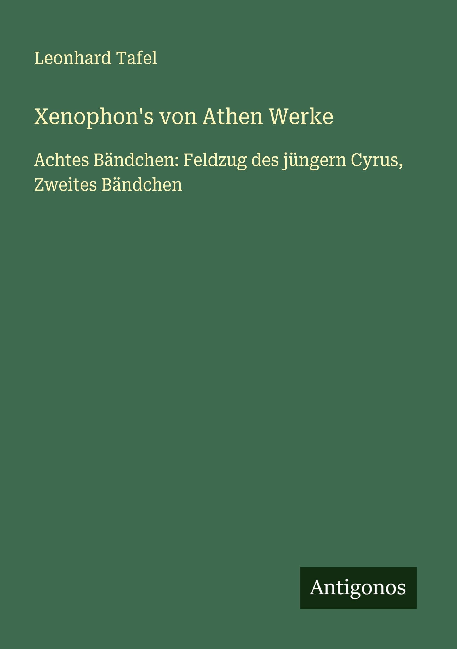 Product Image: Xenophon's von Athen Werke