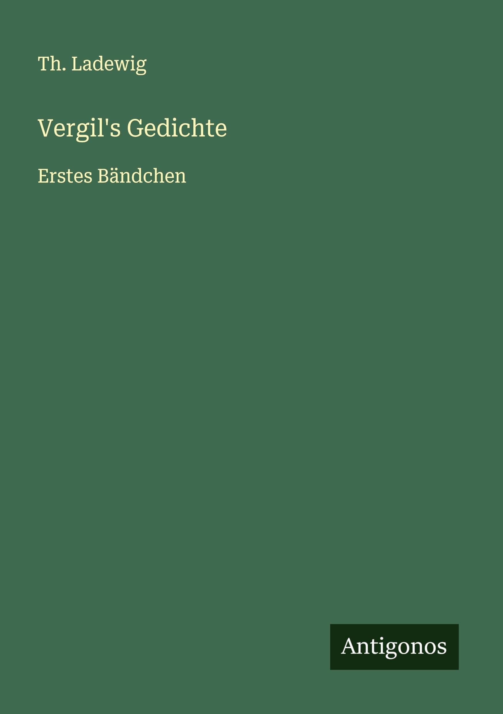 Product Image: Vergil's Gedichte