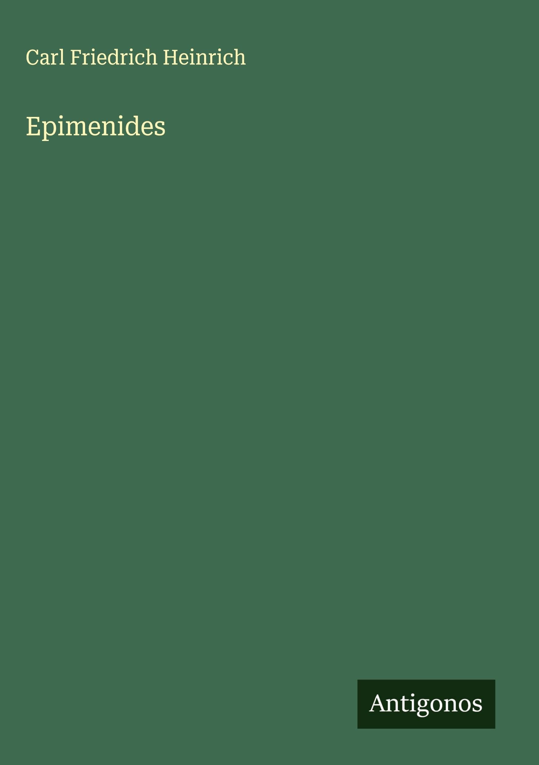 Product Image: Epimenides