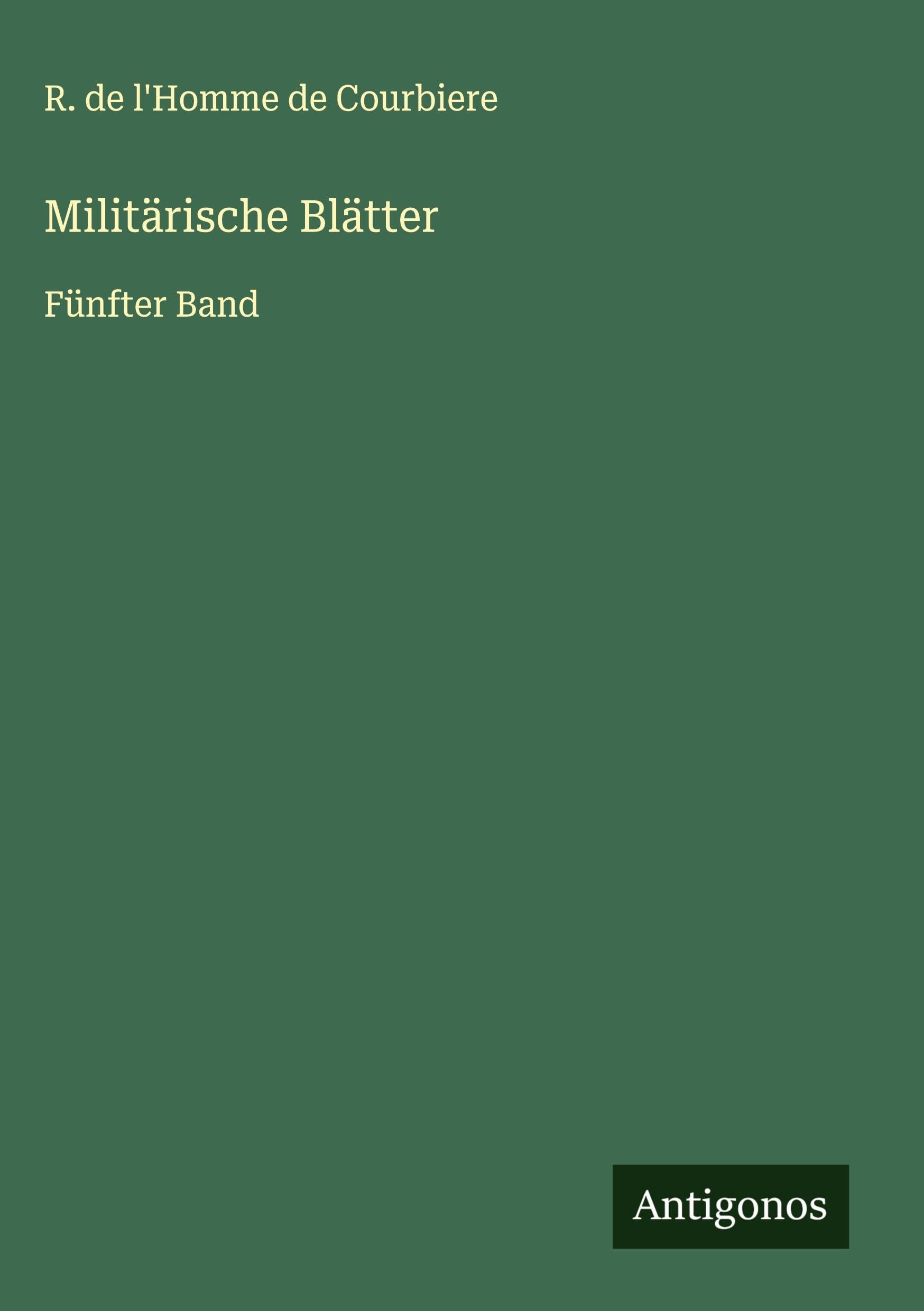 Militärische Blätter Classics