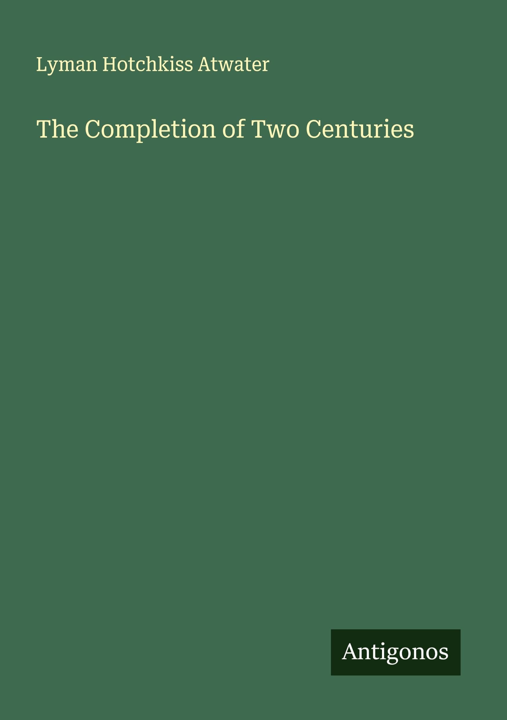 The Completion of Two Centuries Classics