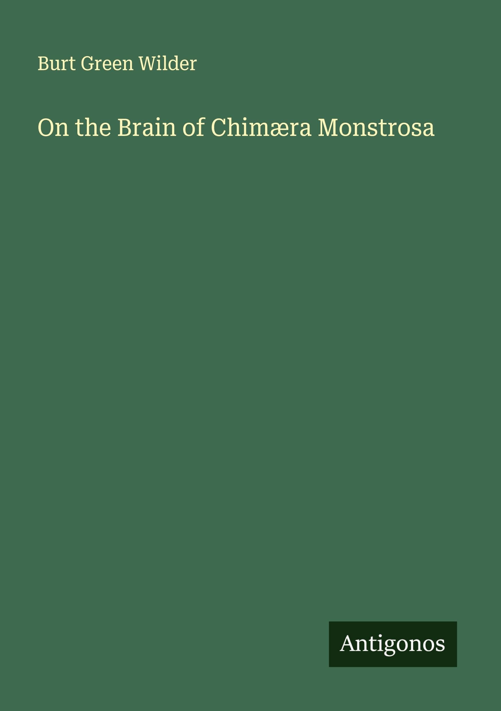On the Brain of Chimæra Monstrosa Classics