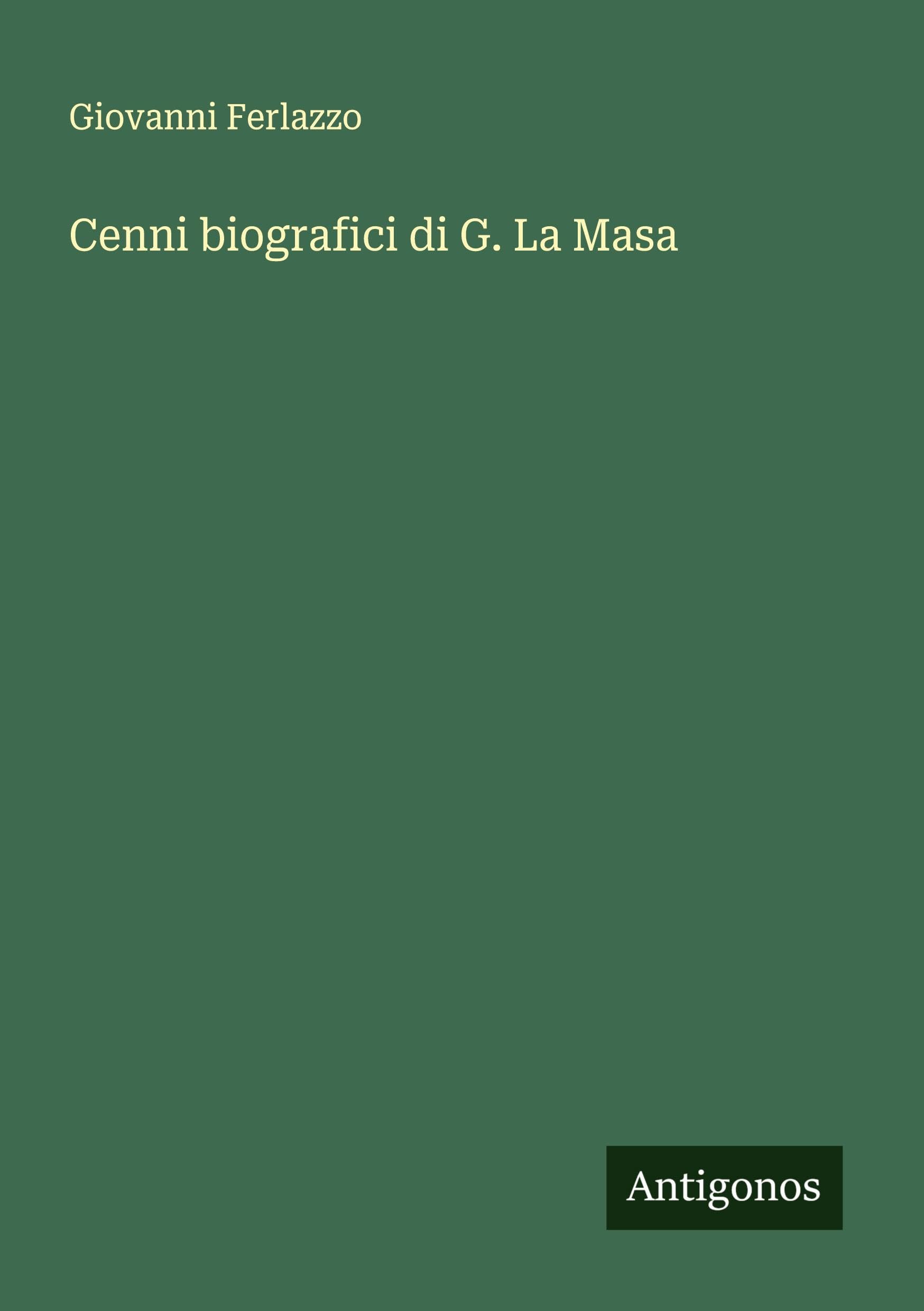 Cenni biografici di G. La Masa Classics