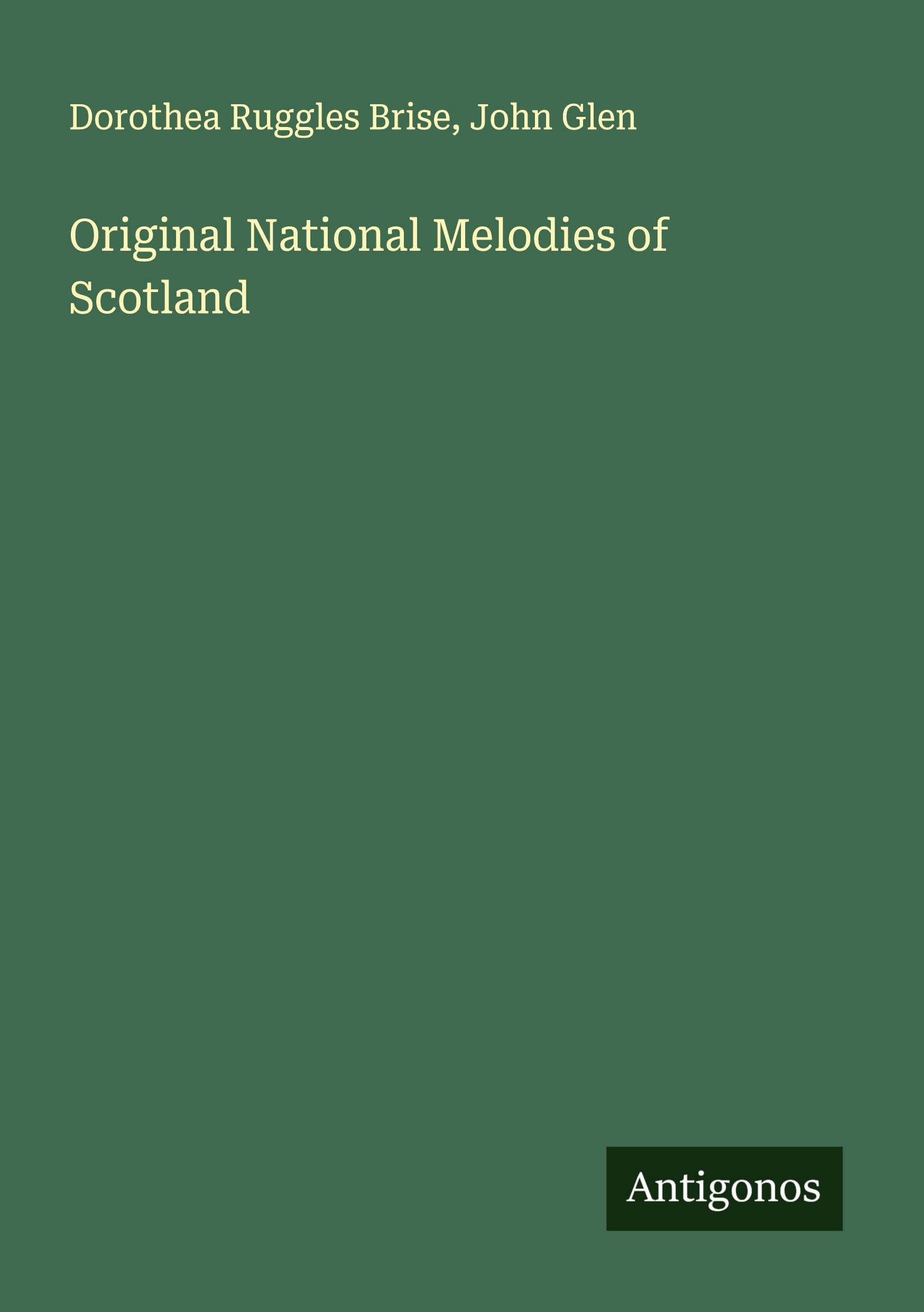 Original National Melodies of Scotland Classics