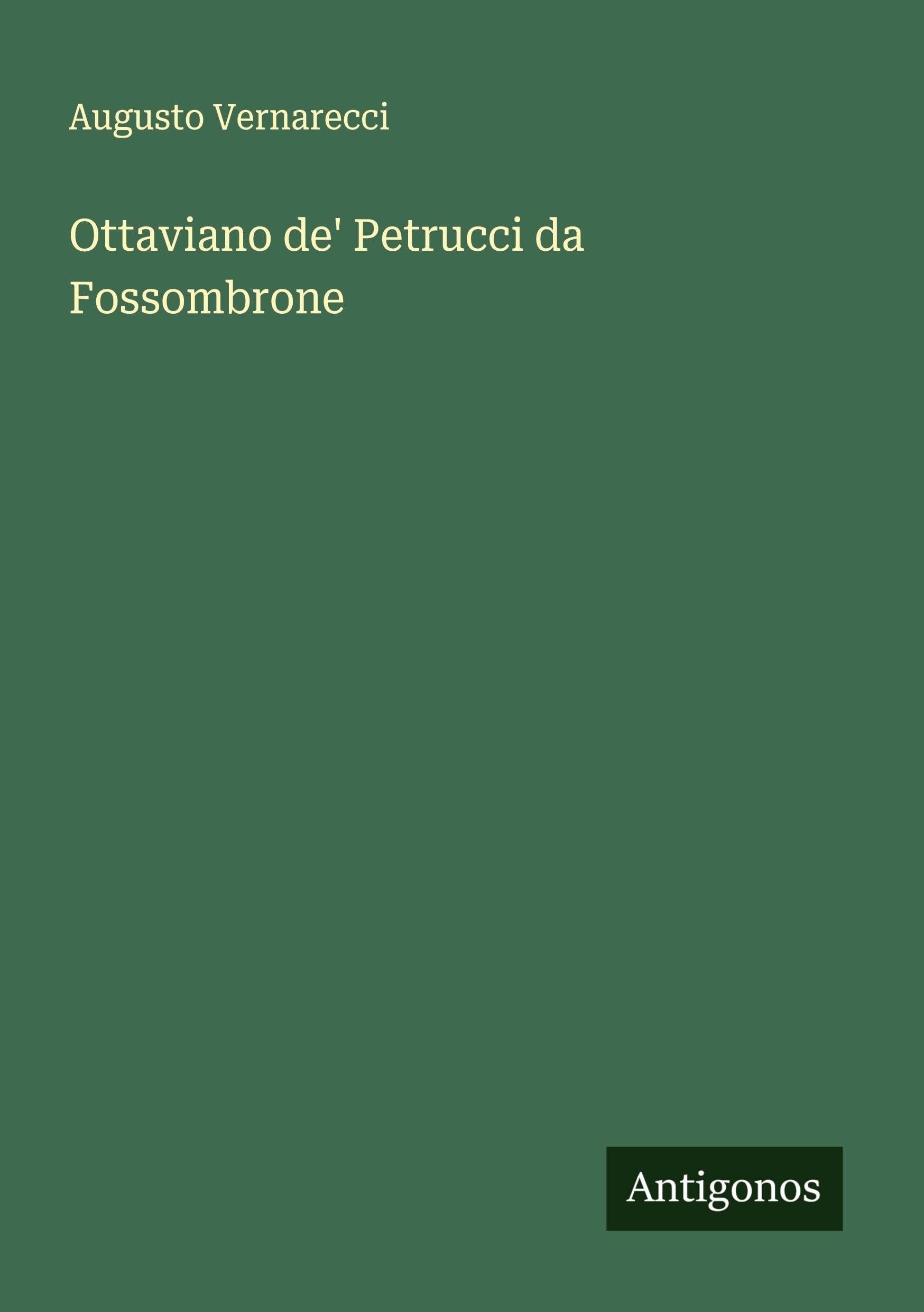 Ottaviano de' Petrucci da Fossombrone Classics